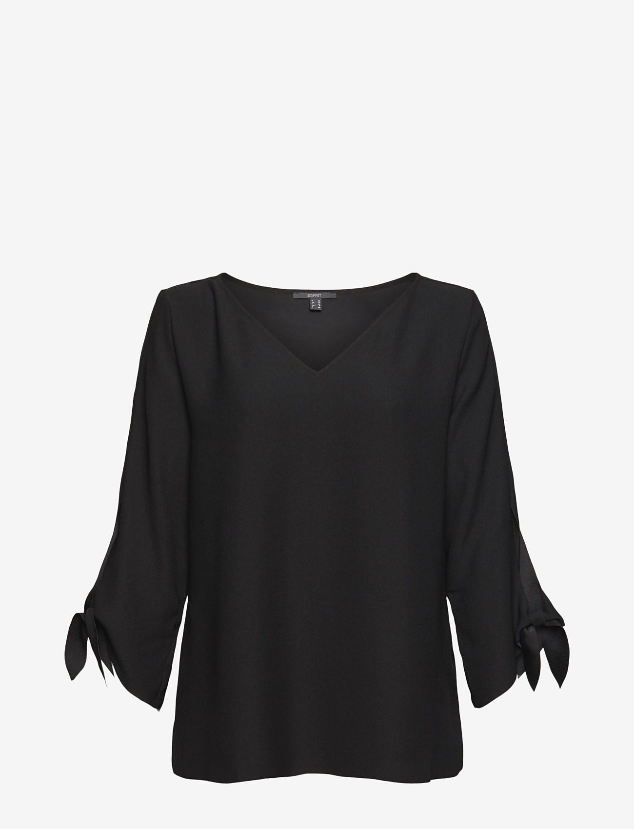 Esprit Collection - Blouses woven - palaidinės ilgomis rankovėmis - black - 0