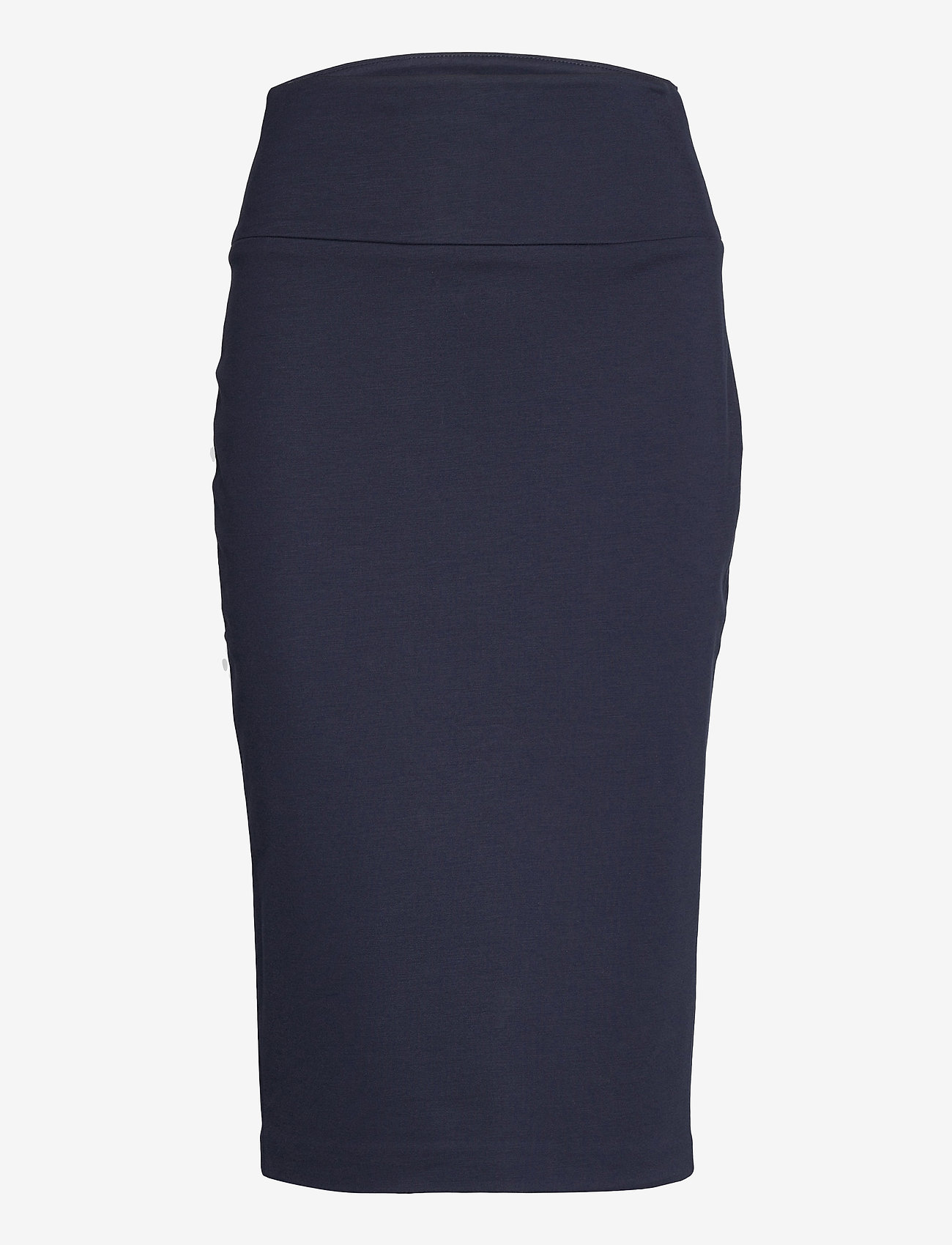 Esprit Collection - SOFT PUNTO Mix + Match stretch skirt - midi kjolar - navy - 0