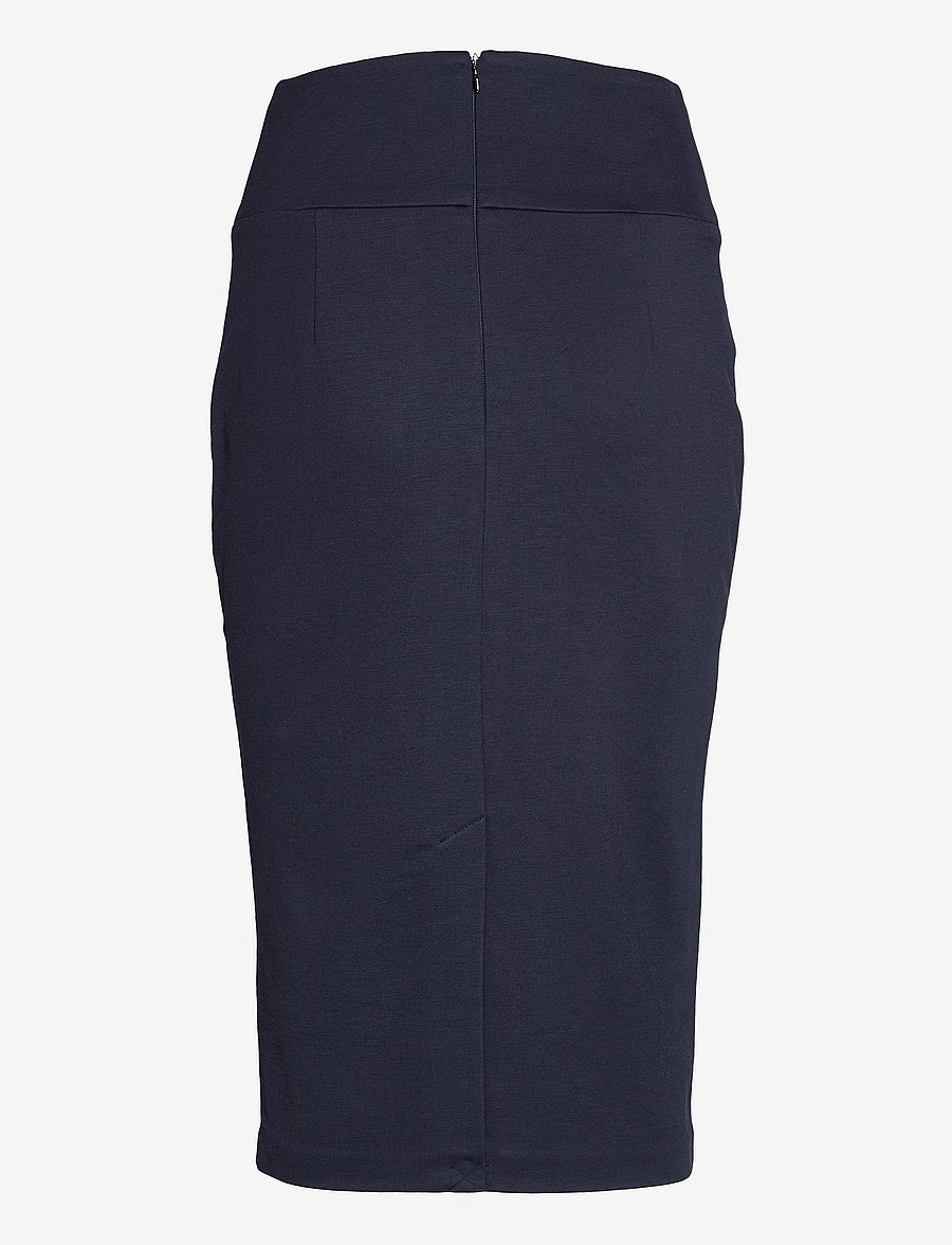 Esprit Collection - SOFT PUNTO Mix + Match stretch skirt - navy - 1