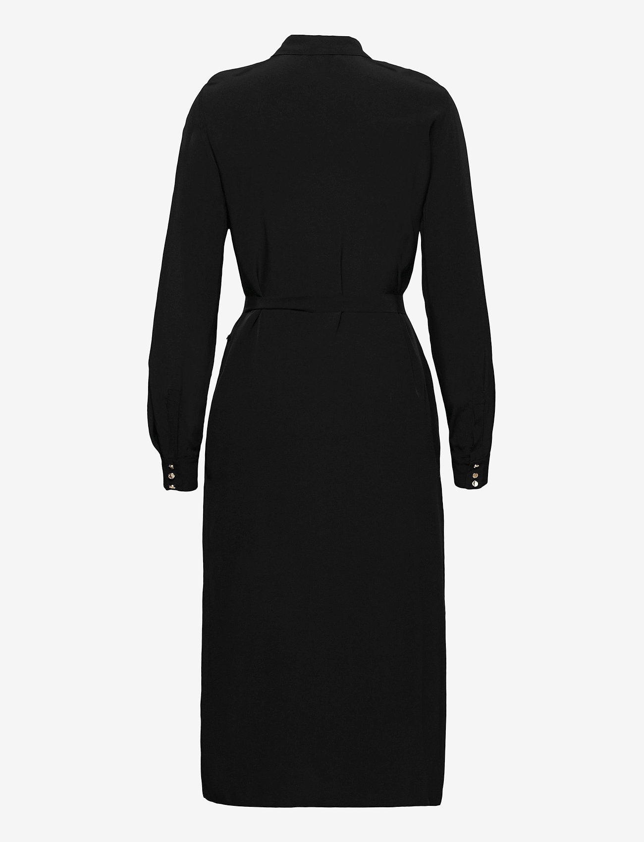 Esprit Collection - Shirt dress with LENZING™ ECOVERO™ - shirt dresses - black - 1