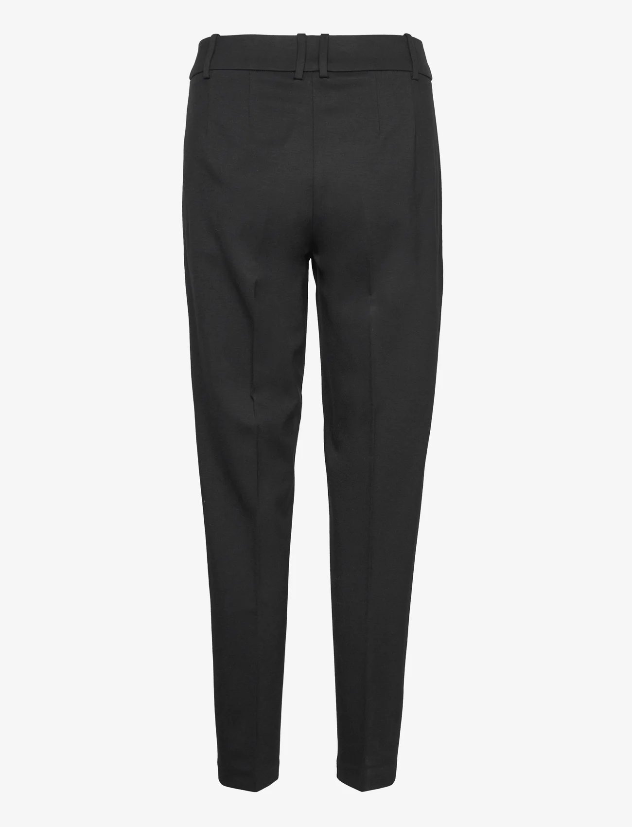 Esprit Collection - Pants woven - tiesaus kirpimo kelnės - black - 1