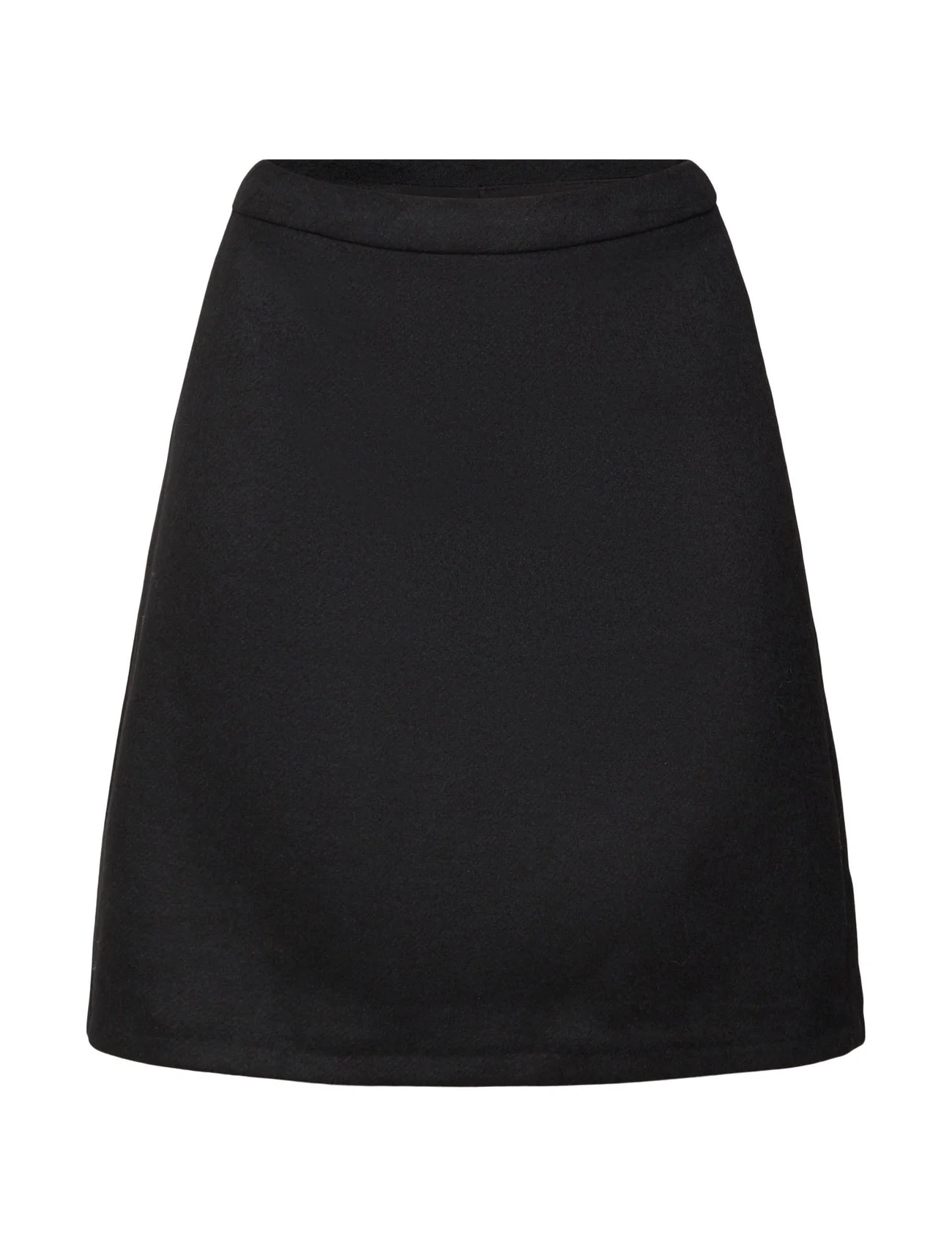 Esprit Collection - Wool blend mini skirt - korte nederdele - black - 0