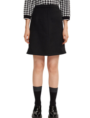 Esprit Collection - Wool blend mini skirt - short skirts - black - 2