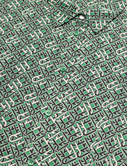 Esprit Collection - Patterned satin dress - skjortklänningar - emerald green 4 - 3