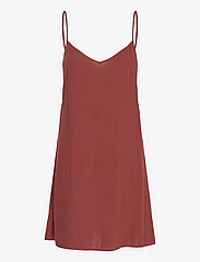 Esprit Collection - Patterned satin dress - shirt dresses - rust brown - 2