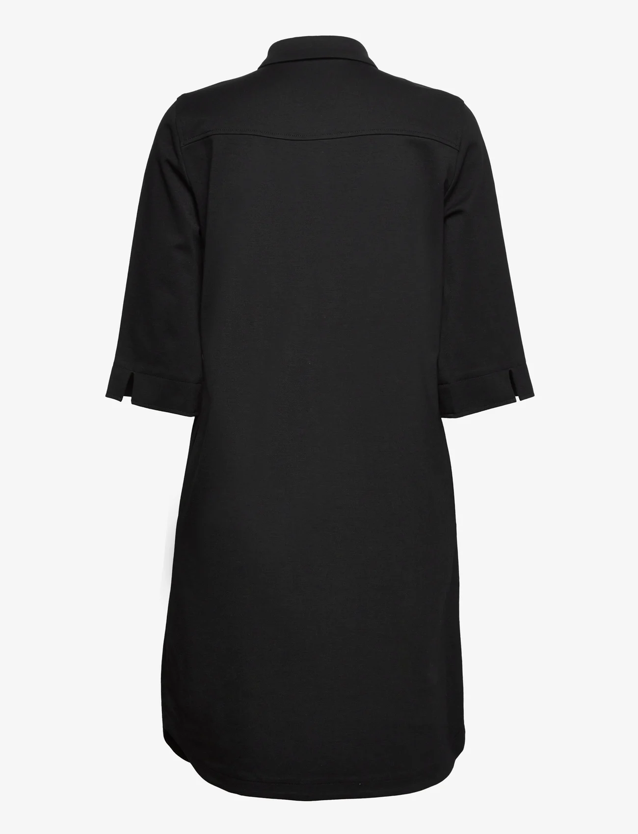 Esprit Collection - Sporty punto mix & match dress - sukienki koszulowe - black - 1