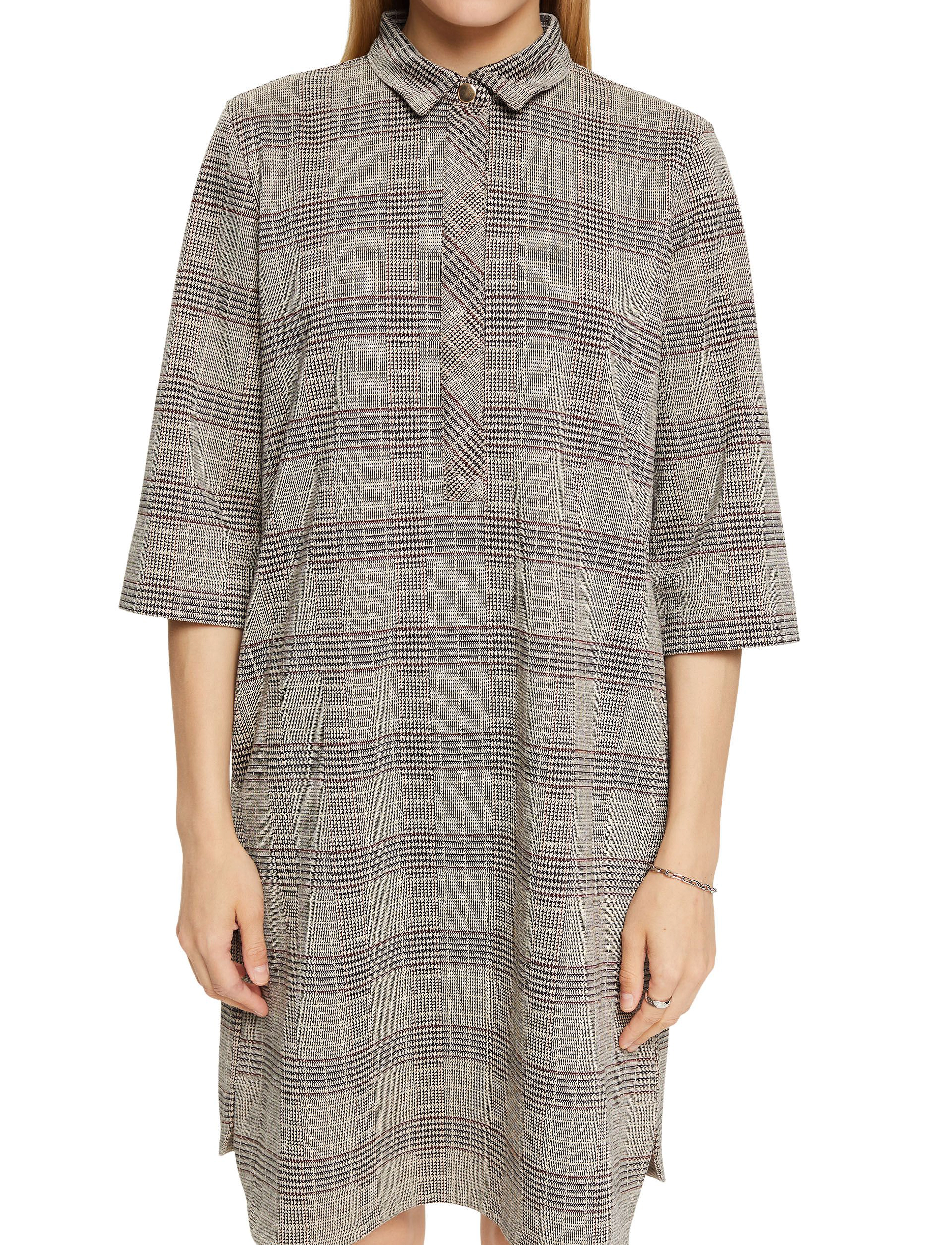 Esprit Collection Prince of Wales mix & match dress - Kjoler - ICE 3 / grey