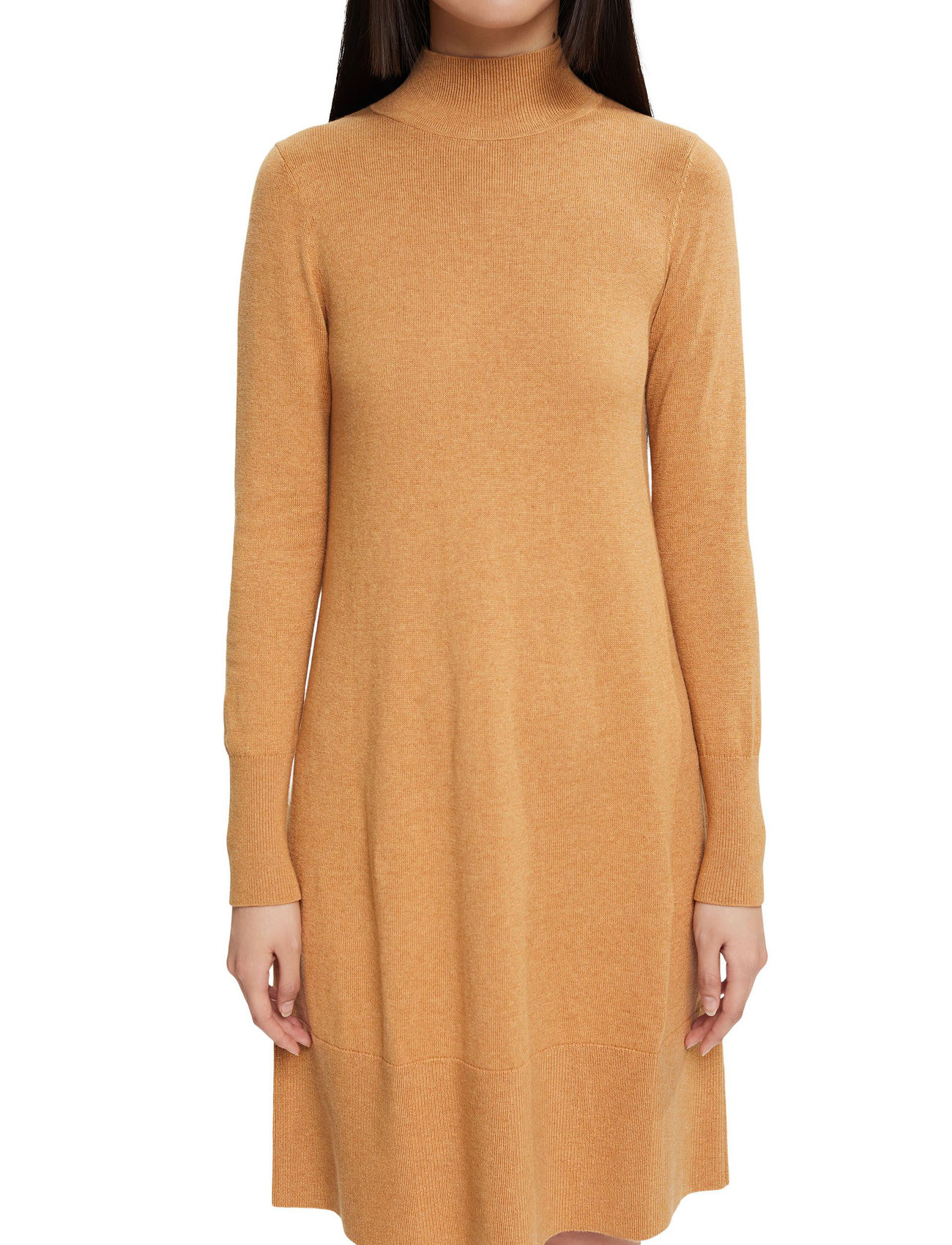 Esprit Collection - Knitted knee-length dress - camel 5 - 0