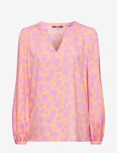 Crepe blouse with all-over pattern, Esprit Collection