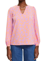 Esprit Collection - Crepe blouse with all-over pattern - langärmlige blusen - lilac 4 - 1