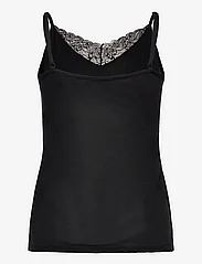 Esprit Collection - Top with lace, LENZING™ ECOVERO™ - lowest prices - black - 1