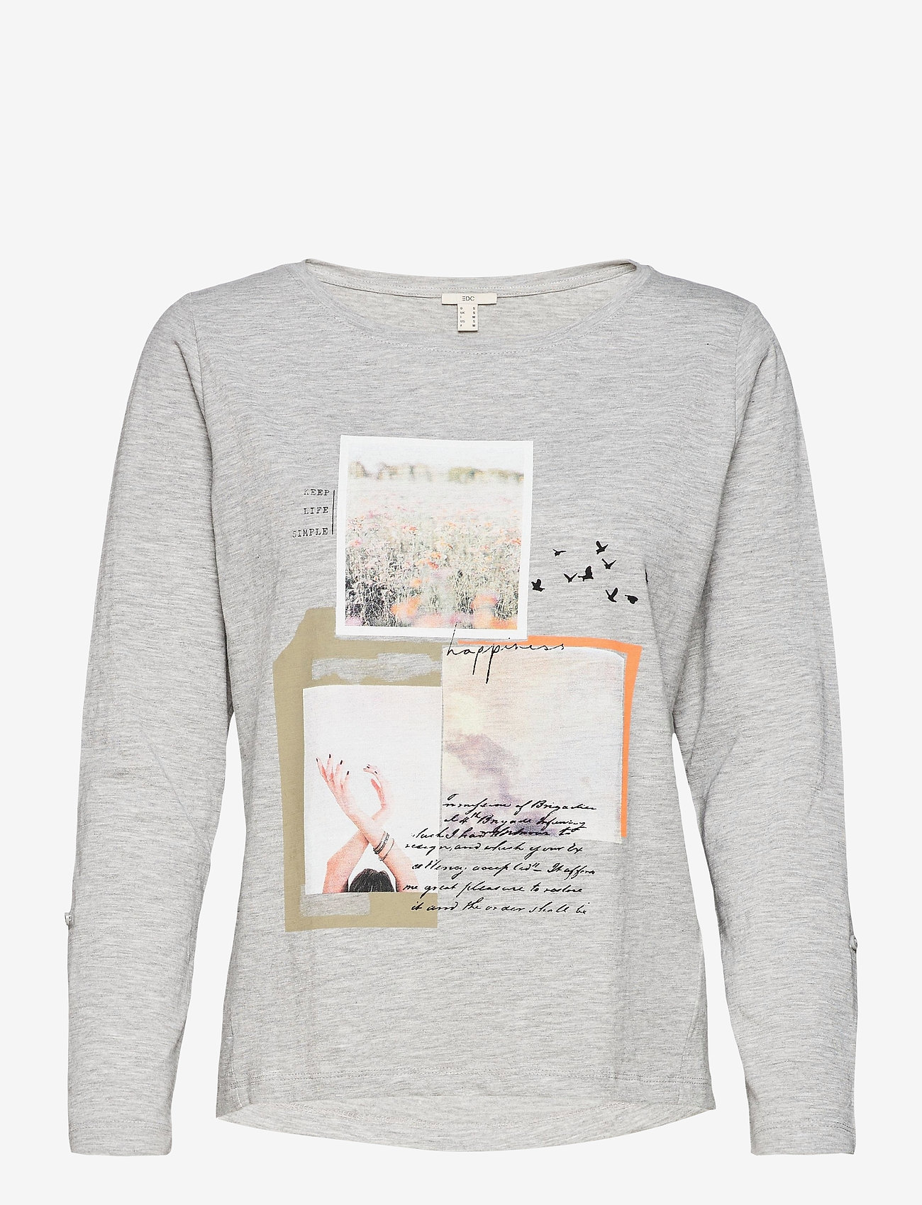 EDC by Esprit - T-Shirts - light grey 5 - 0