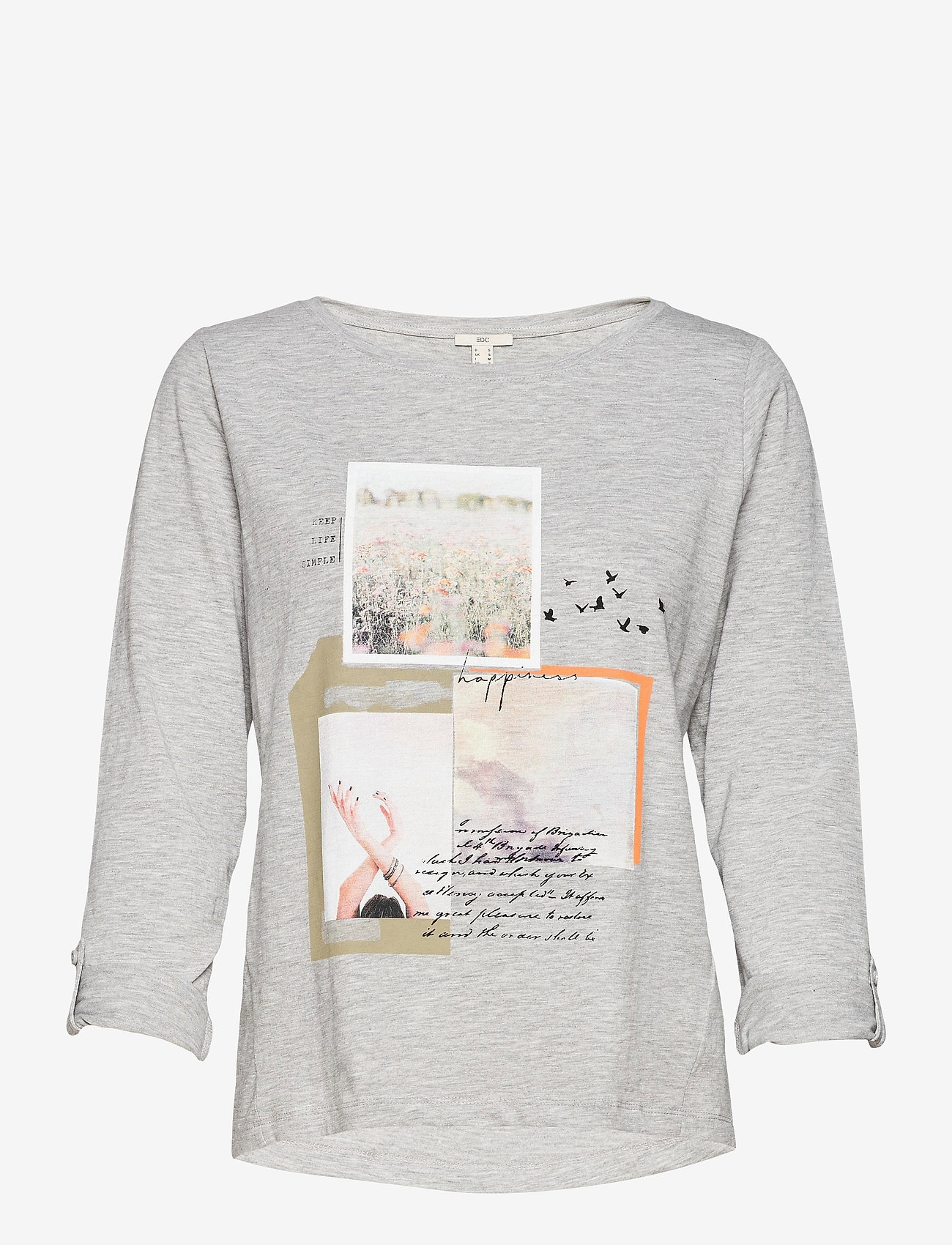 EDC by Esprit - T-Shirts - light grey 5 - 2