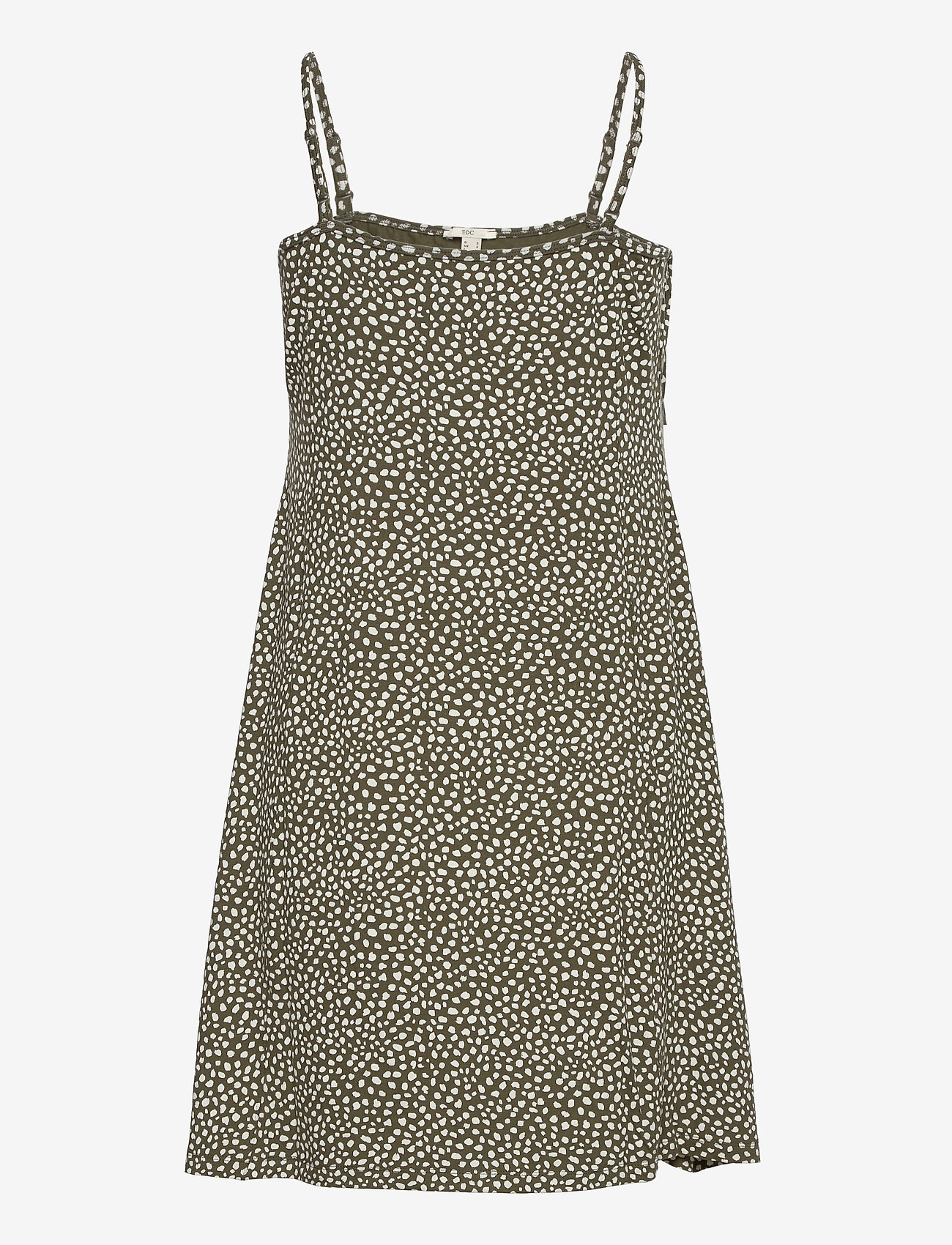 EDC by Esprit - Dresses knitted - khaki green 4 - 1