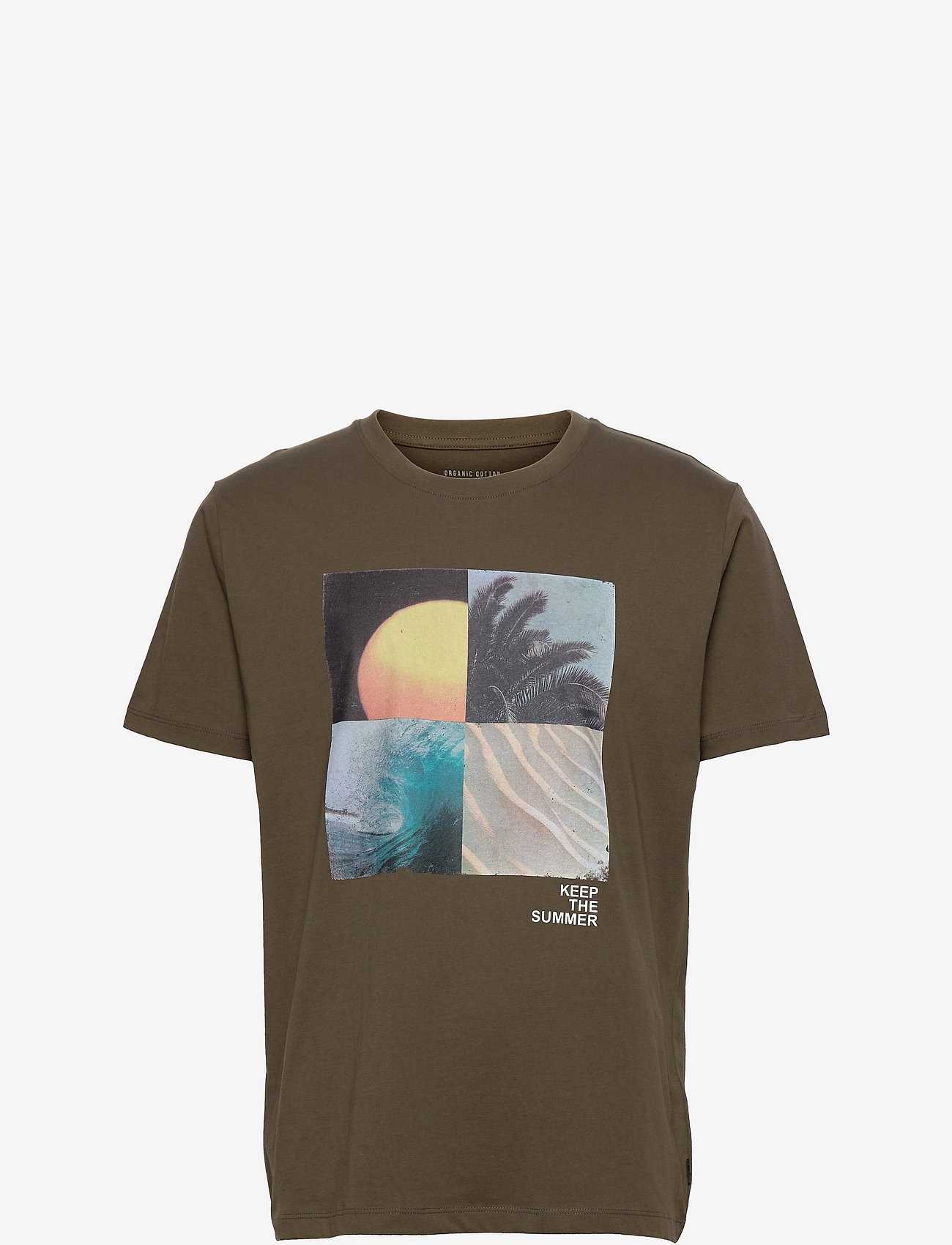 EDC by Esprit - T-Shirts - dark khaki - 0