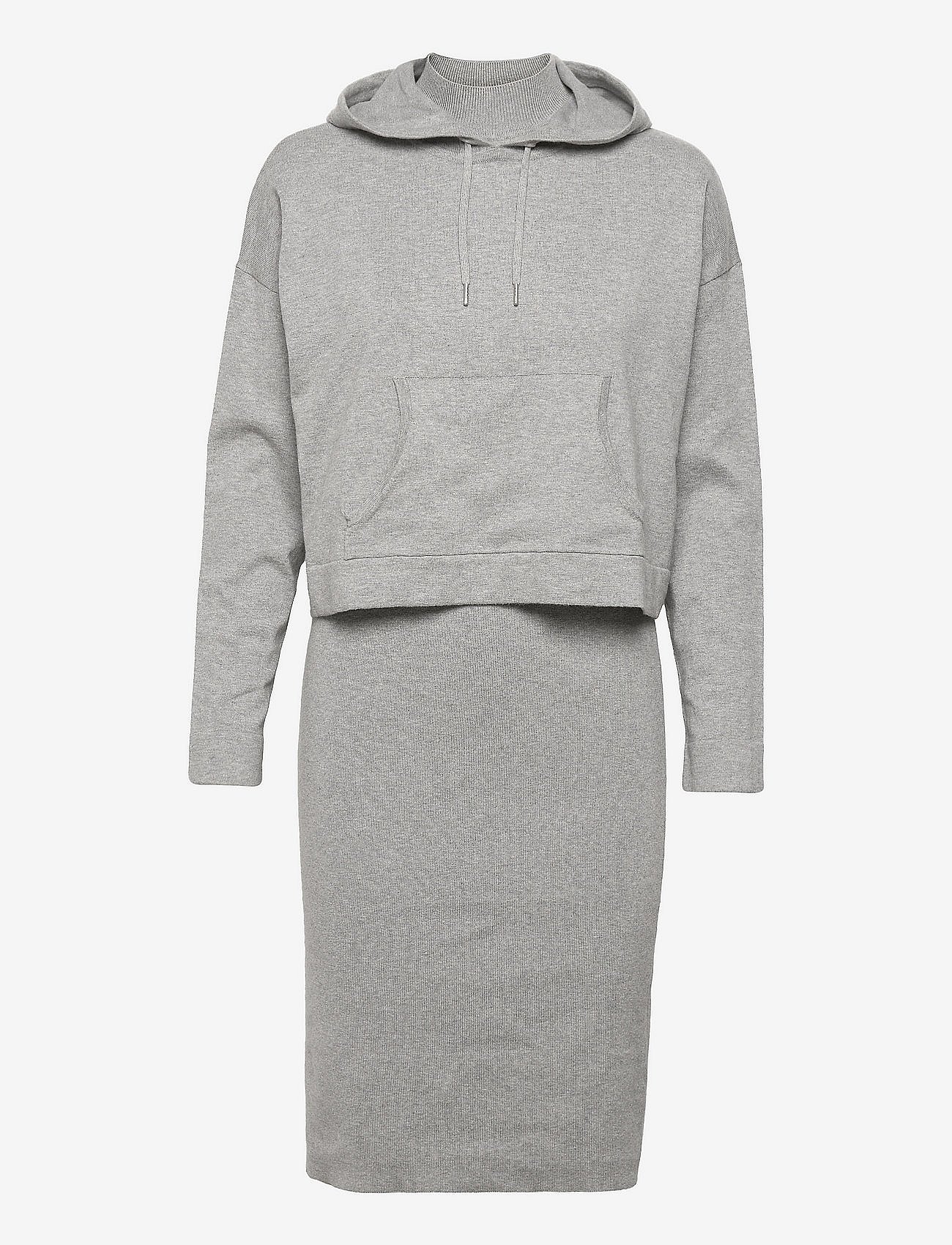 Dresses flat knitted - MEDIUM GREY 5