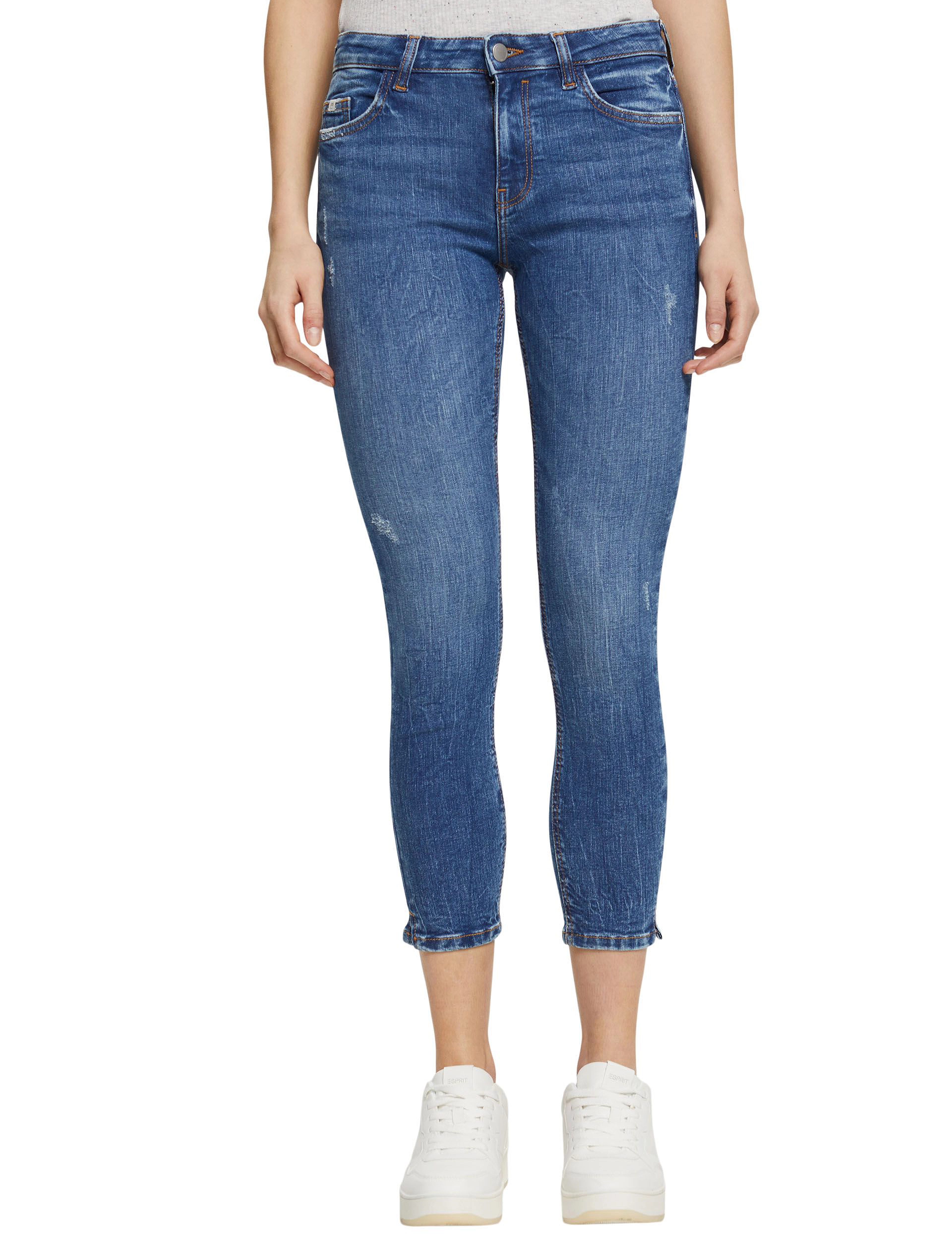 EDC by Esprit - Pants denim - blue medium wash - 2