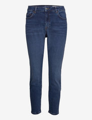 EDC by Esprit - Pants denim - džinsa bikses ar šaurām starām - blue dark wash - 0