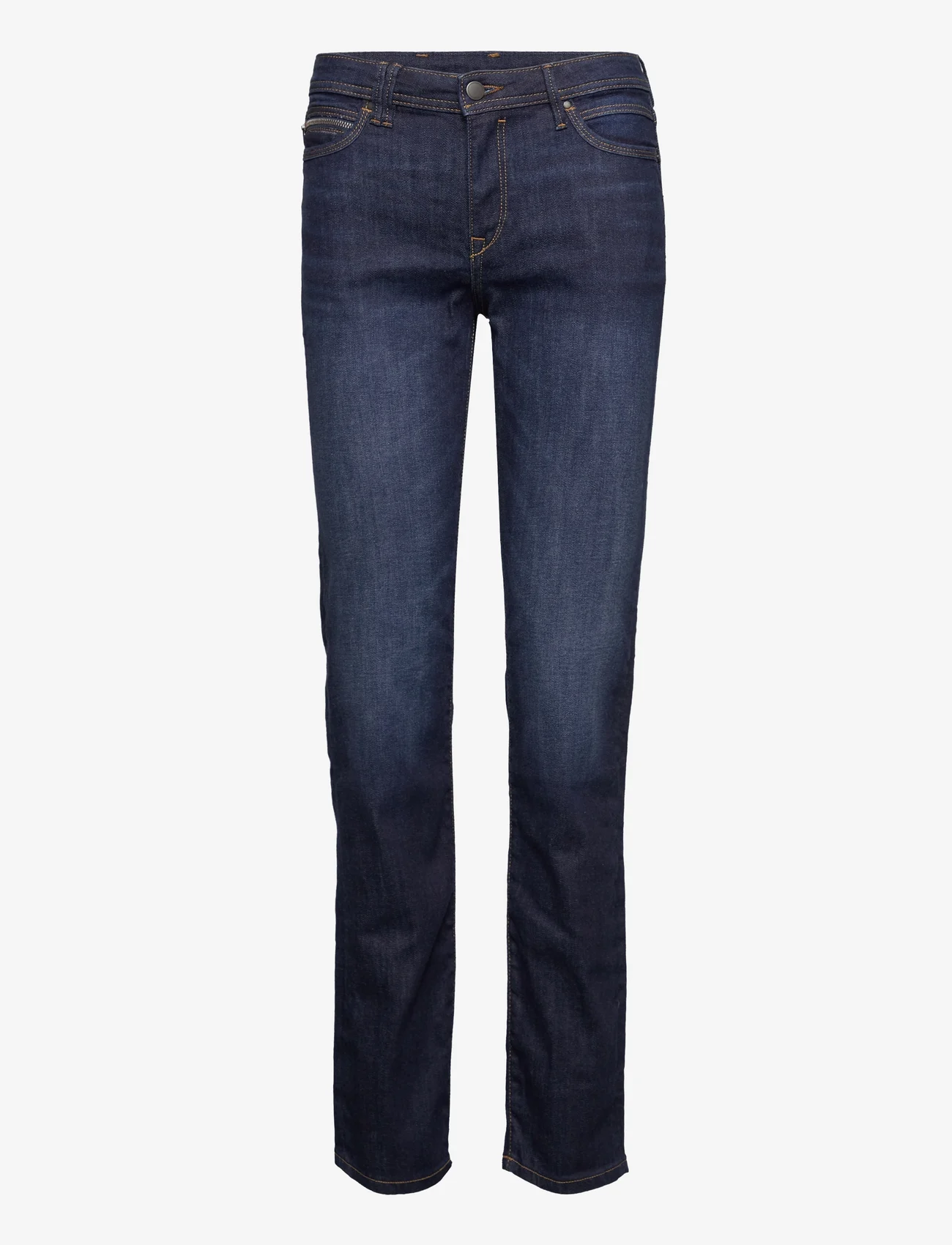 EDC by Esprit - Pants denim - straight jeans - blue dark wash - 0
