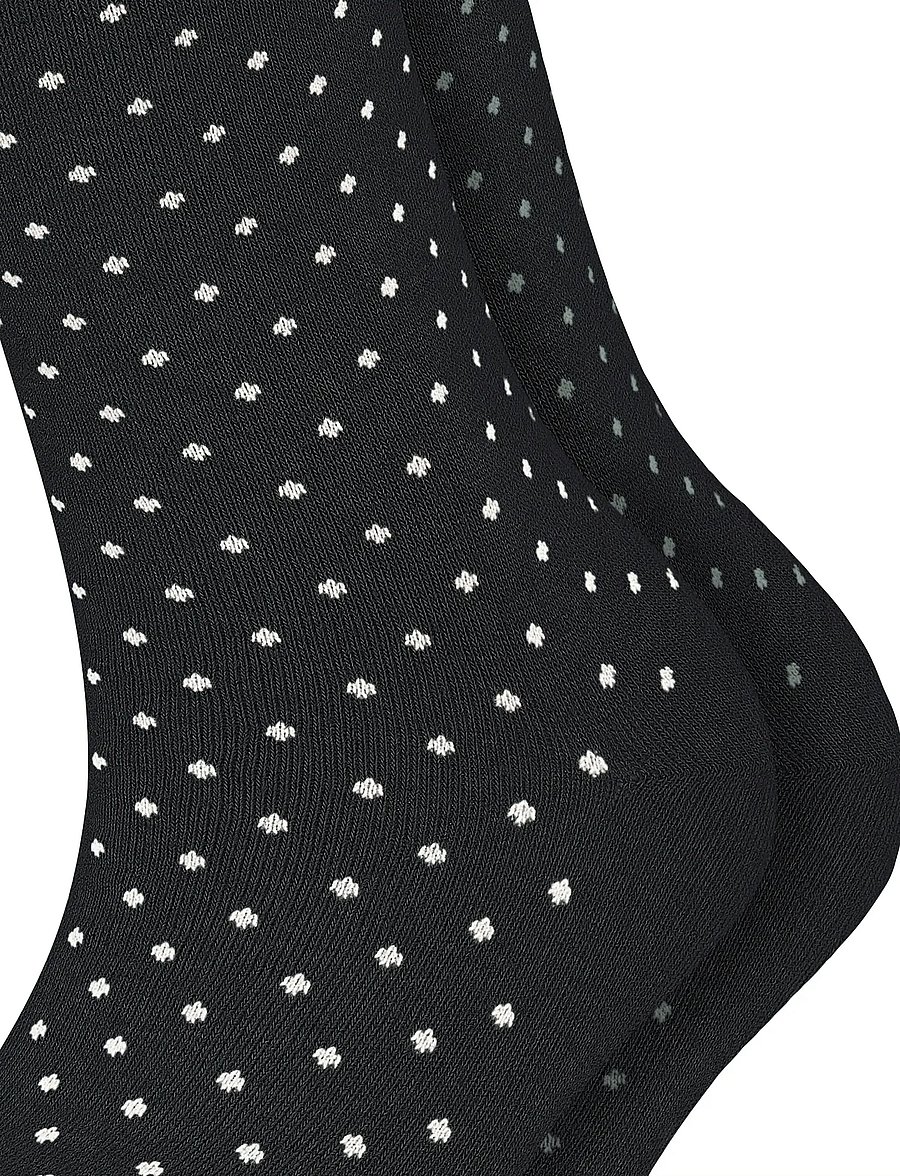 Esprit Socks - Fine Dot 2-Pack sustainable with pattern - klassikalised sokid - black - 5