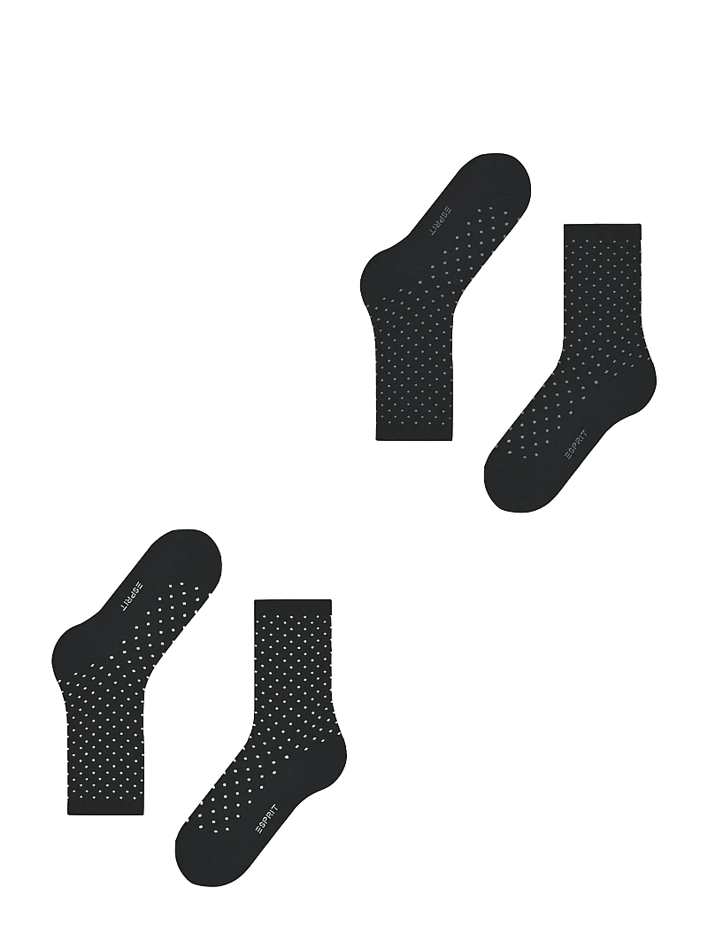 Esprit Socks - Fine Dot SO 2P - klassikalised sokid - black - 4