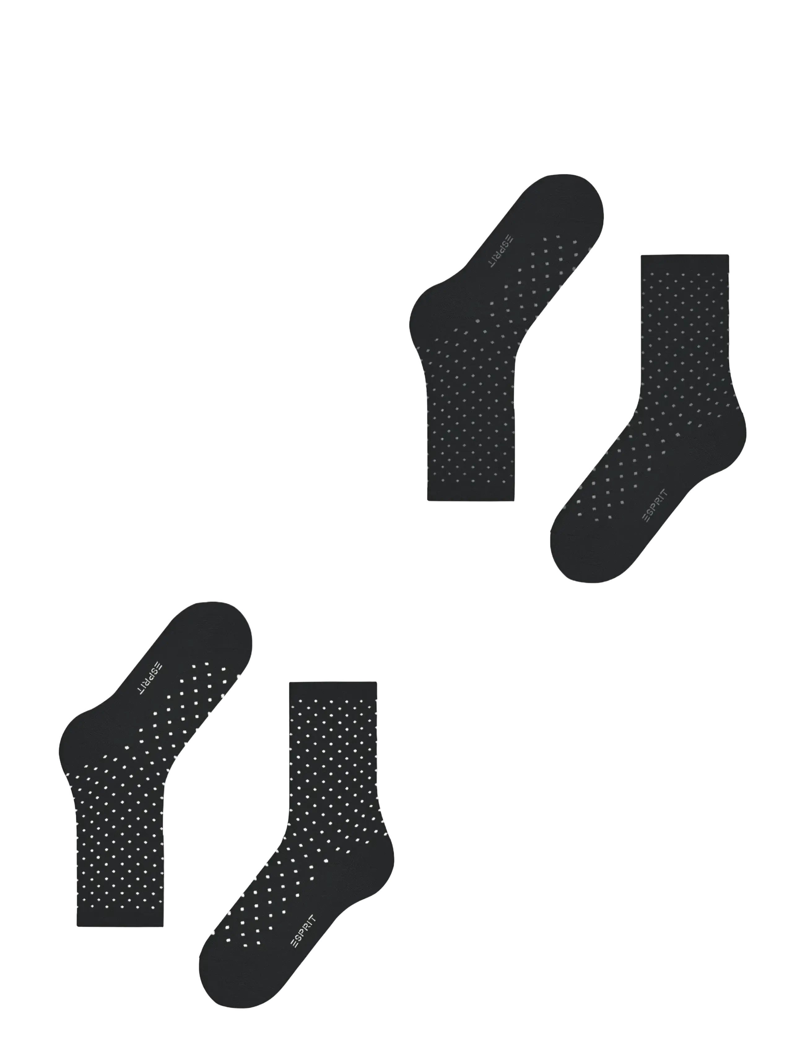 Esprit Socks - Fine Dot SO 2P - de laveste prisene - black - 4