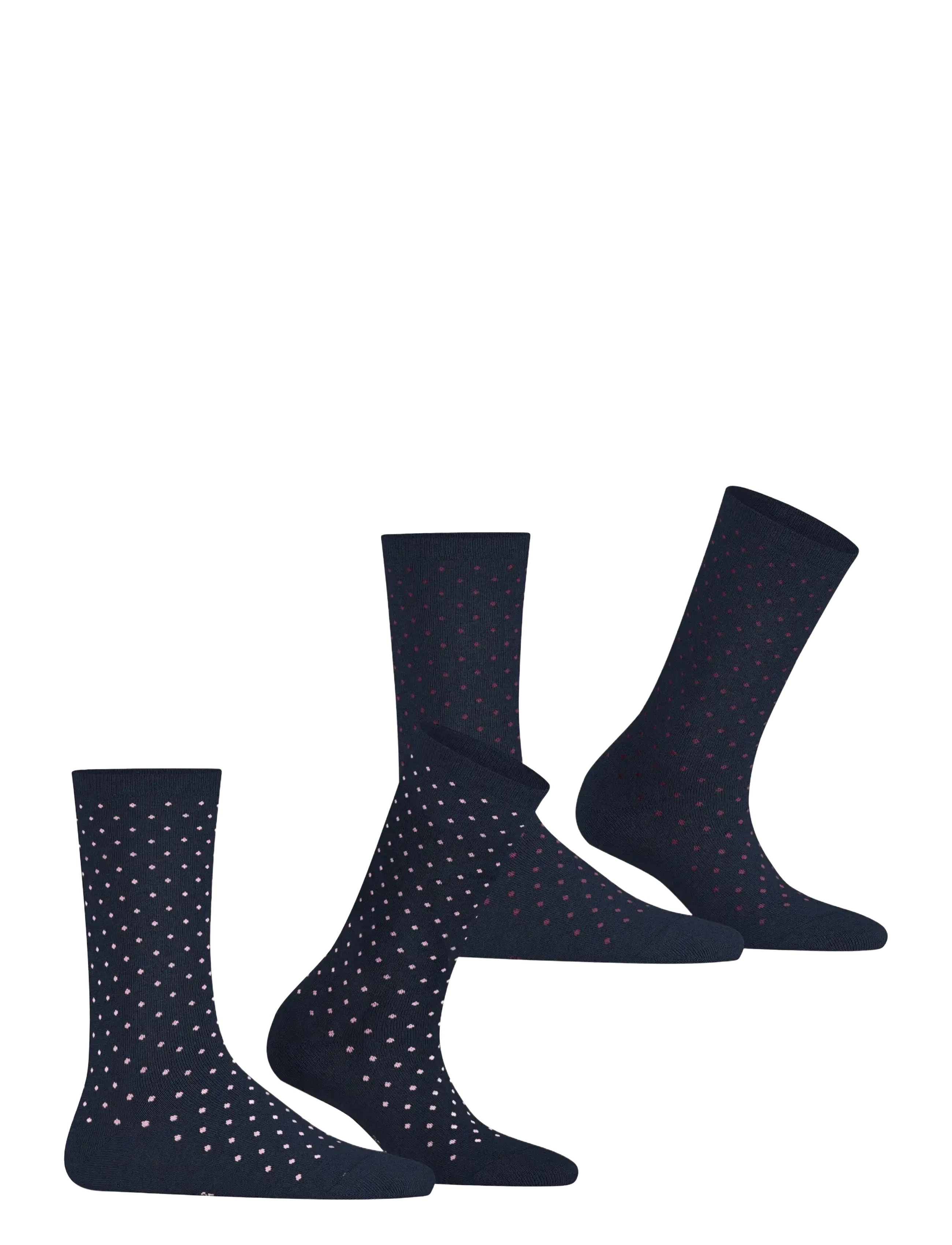 Esprit Socks - Fine Dot 2-Pack with pattern - normale socken - marine - 1
