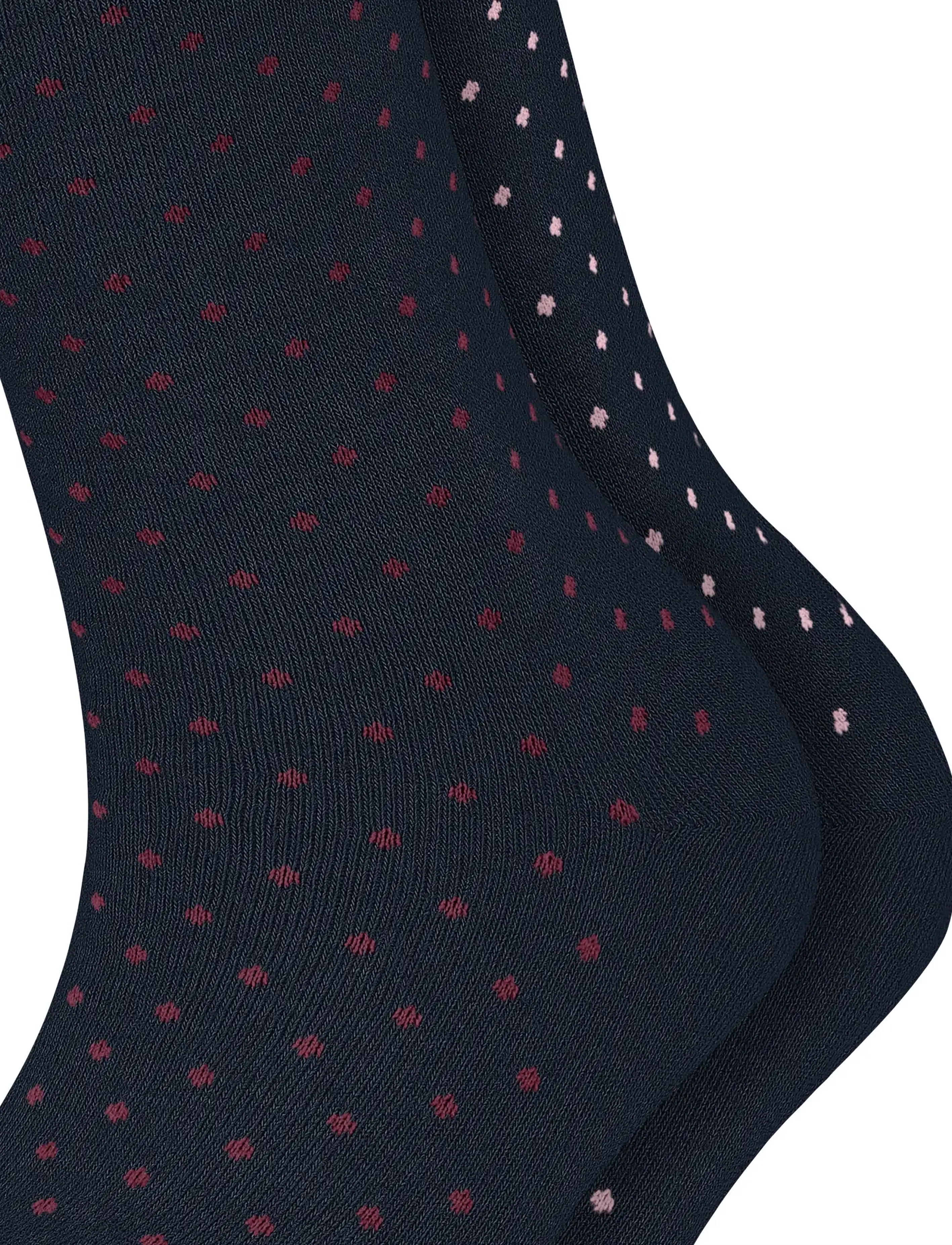 Esprit Socks - Fine Dot 2-Pack sustainable with pattern - klassikalised sokid - marine - 5