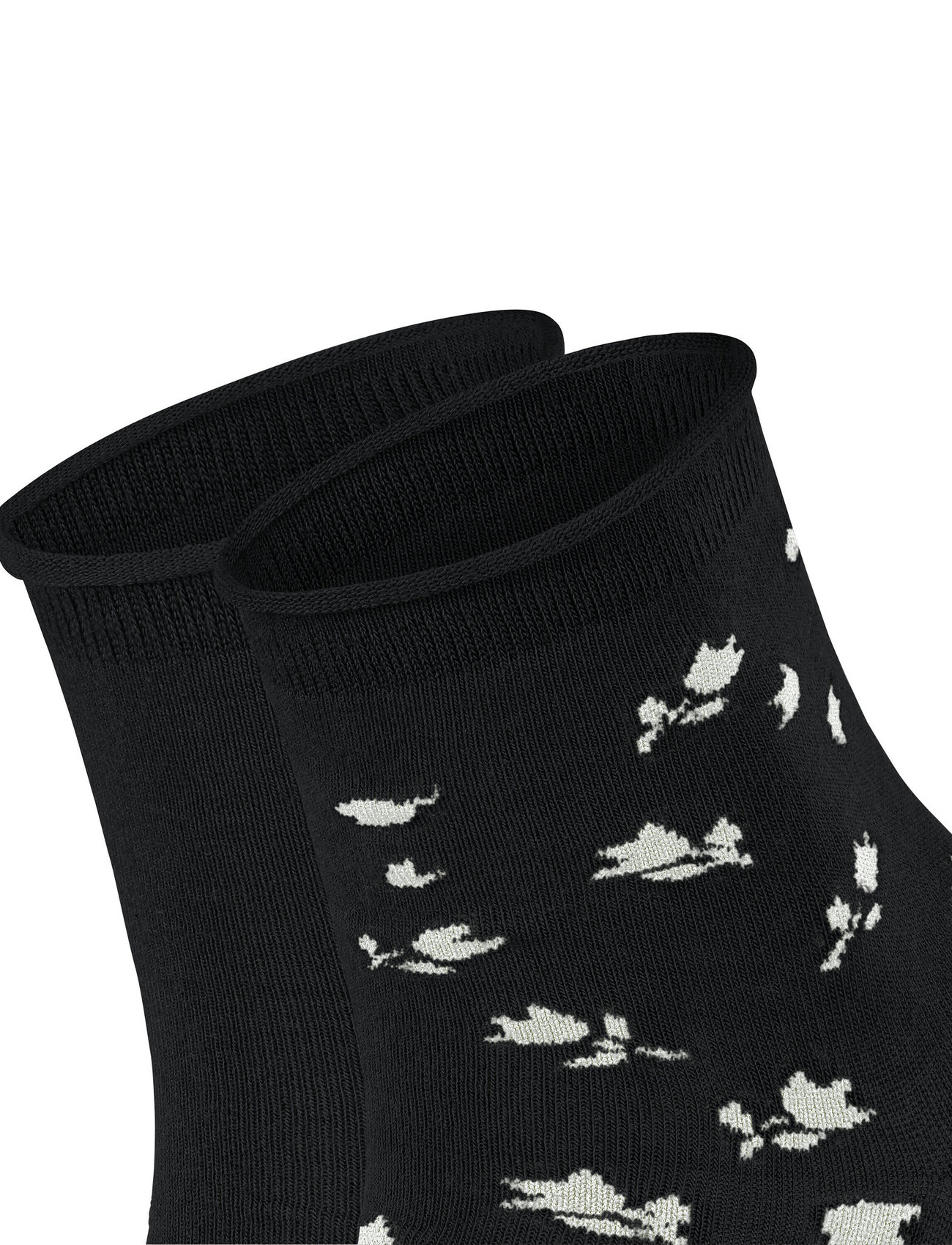 Esprit Socks - Mini Flower SSO 2P - black - 2