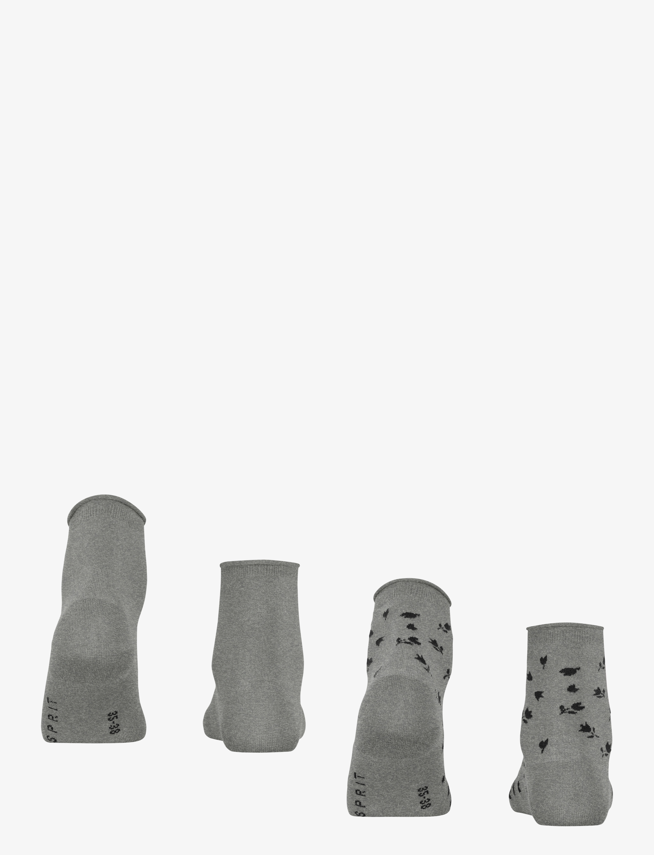 Esprit Socks - Mini Flower SSO 2P - light grey - 3
