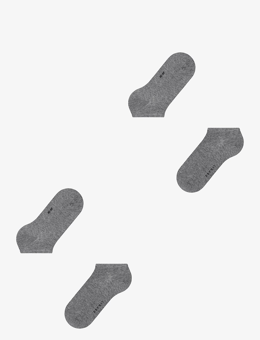 Esprit Socks - Uni 2-Pack sustainable everyday casual - klassikalised sokid - light greymel. - 2