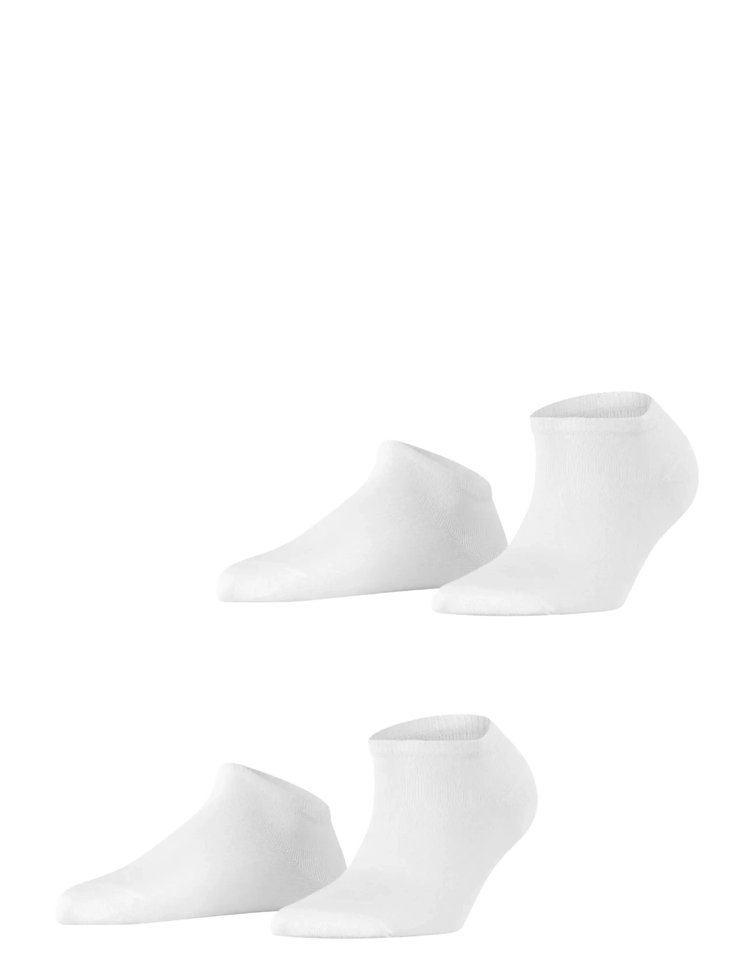 Esprit Socks Uni 2-Pack sustainable everyday casual - Klassikalised sokid - WHITE / white