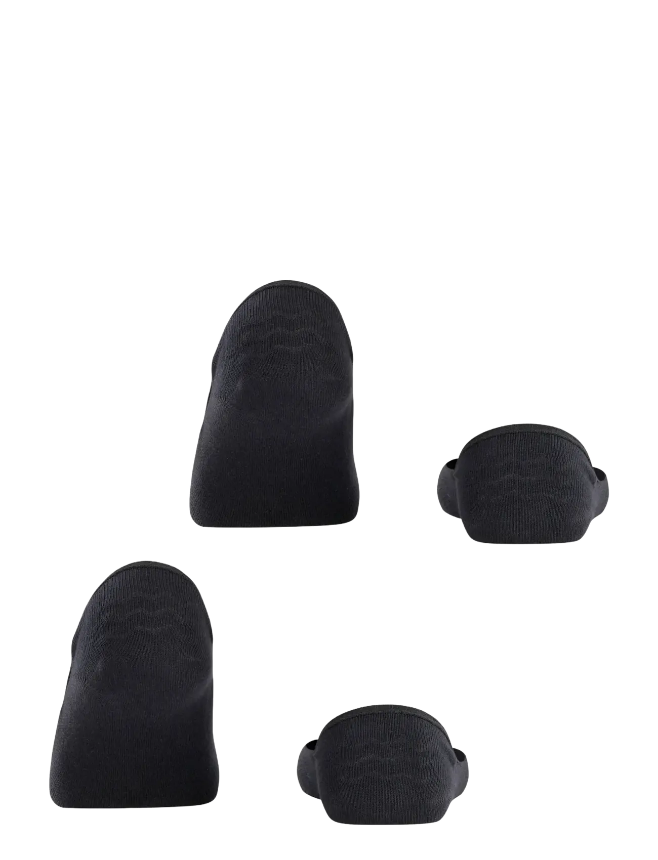 Esprit Socks - Cotton Invisible 2-Pack sustainable uni coloured - laveste priser - black - 1