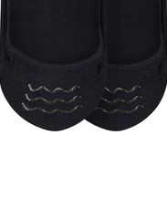 Esprit Socks - Cotton IN 2P - ankelsokker - black - 5