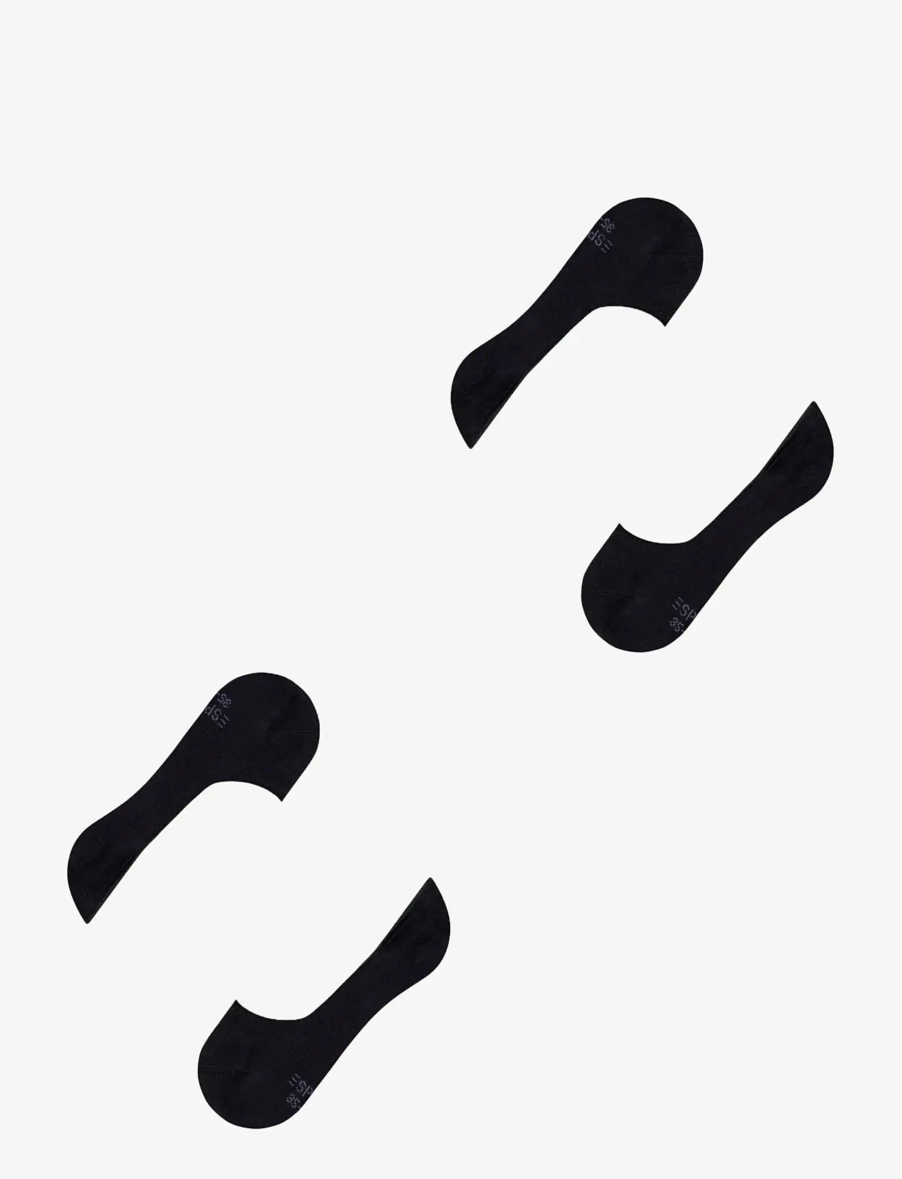 Esprit Socks - Cotton Invisible 2-Pack sustainable uni coloured - ankelstrømper - black - 4