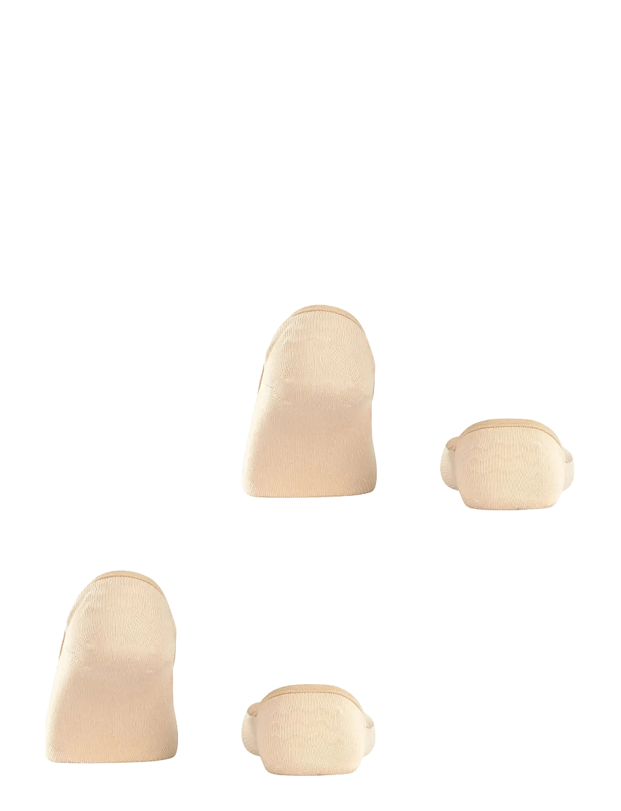Esprit Socks - Cotton Invisible 2-Pack sustainable uni coloured - ankelstrumpor - cream - 1