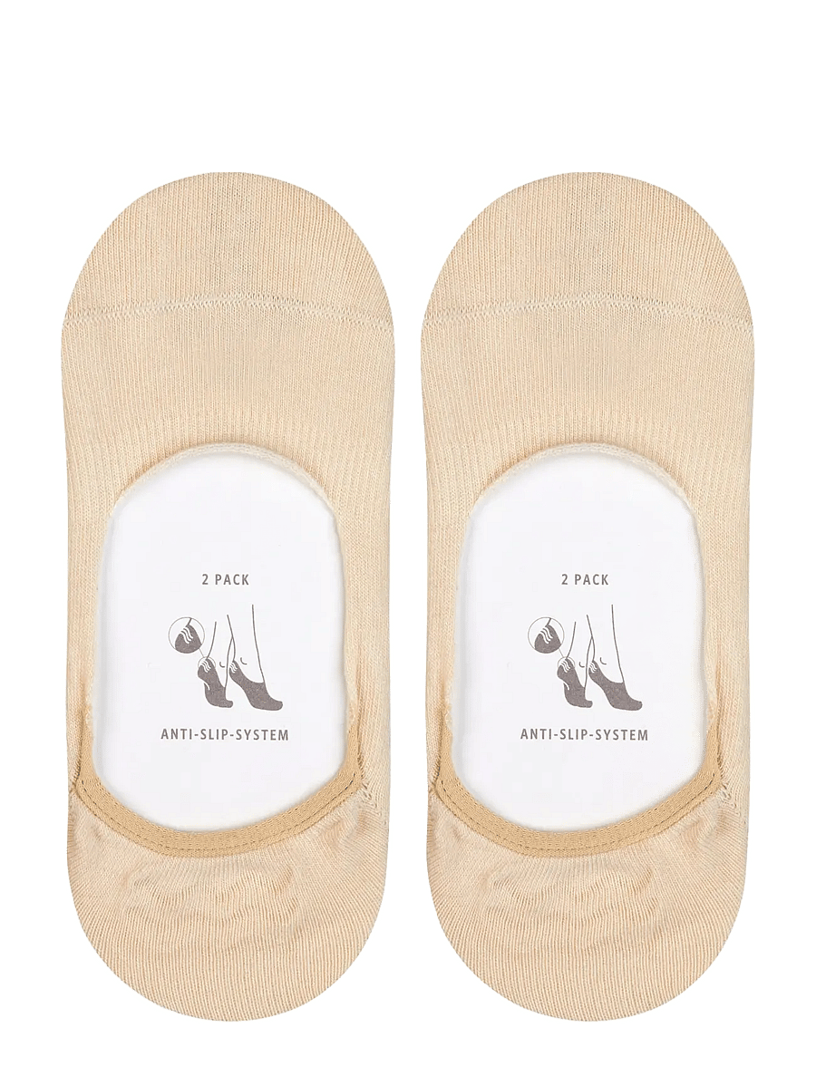 Esprit Socks - Cotton Invisible 2-Pack sustainable uni coloured - ankelstrumpor - cream - 3
