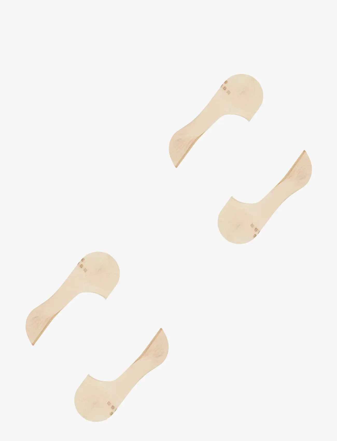 Esprit Socks - Cotton Invisible 2-Pack sustainable uni coloured - laveste priser - cream - 4