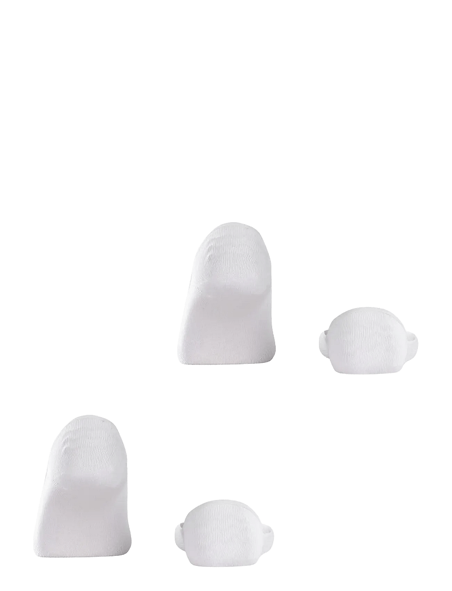 Esprit Socks - Cotton Invisible 2-Pack sustainable uni coloured - ankelstrumpor - white - 1