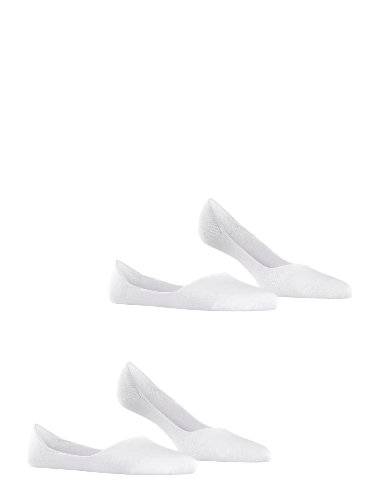 Esprit Socks - Cotton Invisible 2-Pack sustainable uni coloured - ankelstrumpor - white - 2