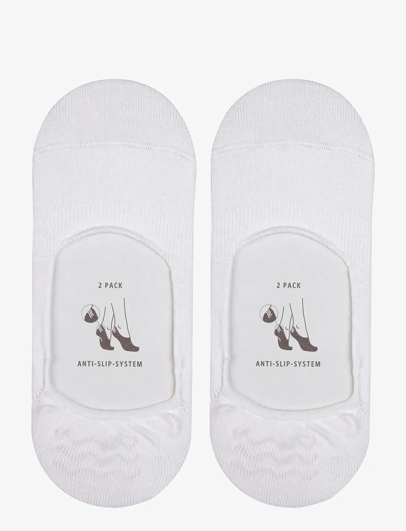 Esprit Socks - Cotton IN 2P - ankelsokker - white - 3