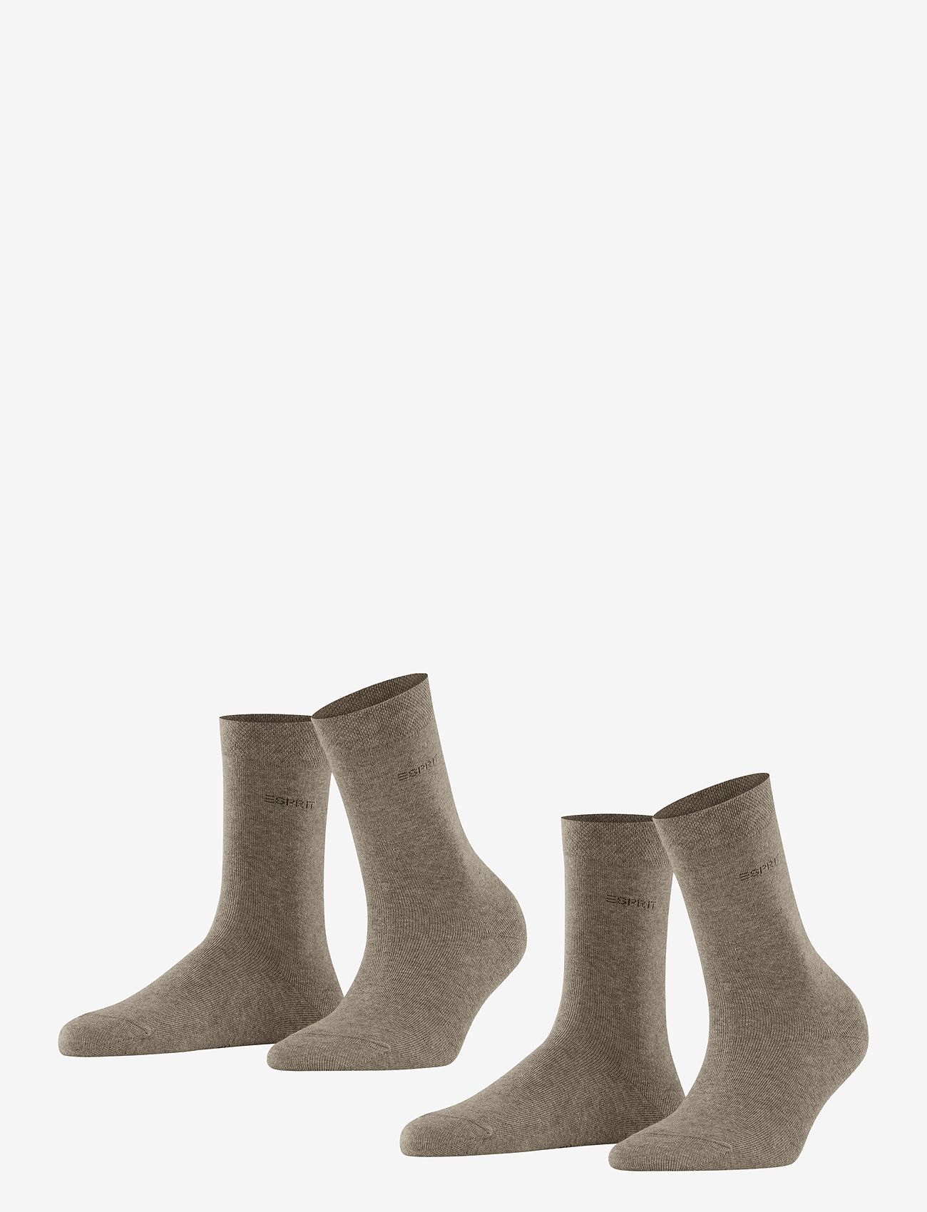 Esprit Socks - Basic Easy SO 2P - gifts below 30€ - nutmeg mel - 0