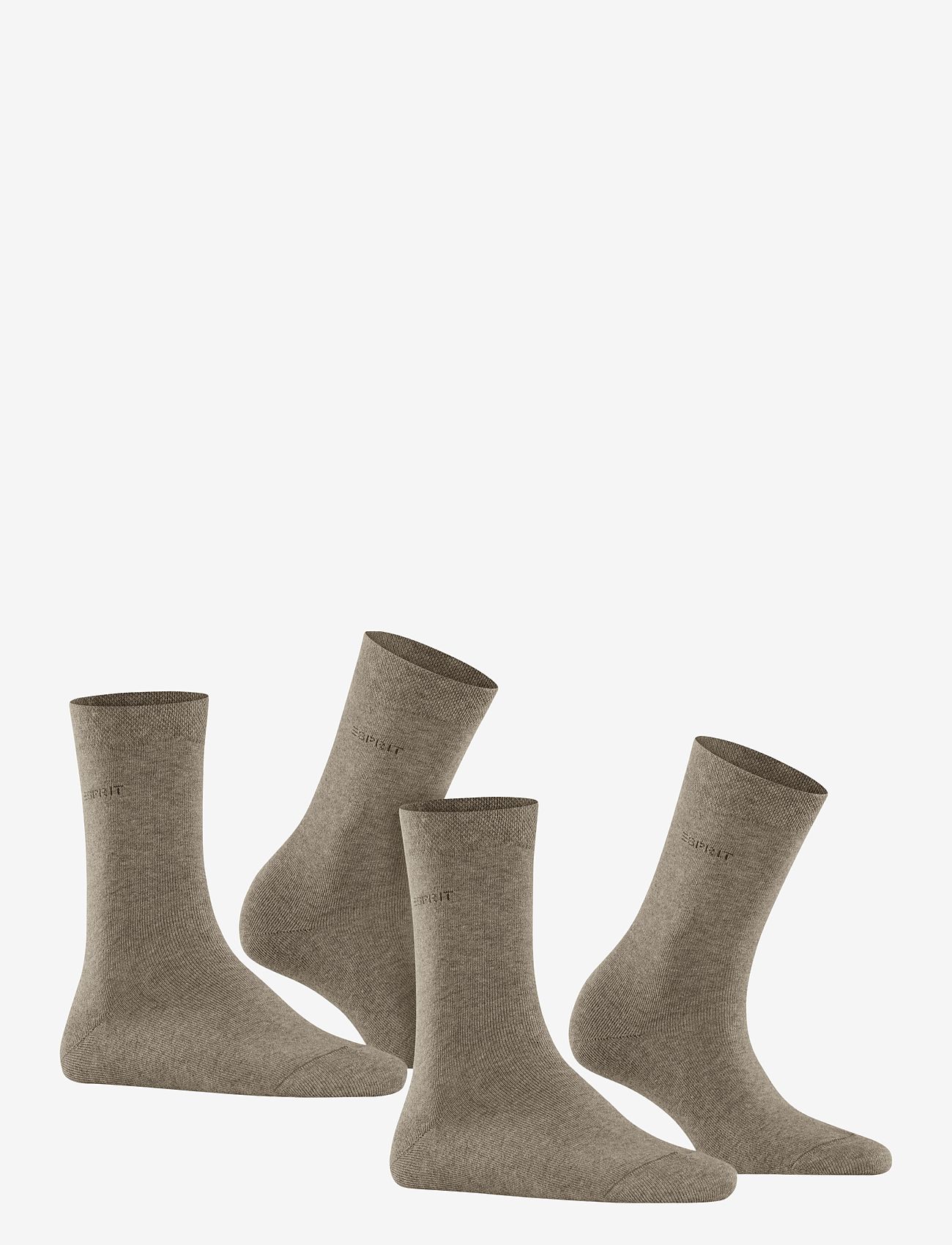 Esprit Socks - Basic Easy SO 2P - regular socks - nutmeg mel - 1