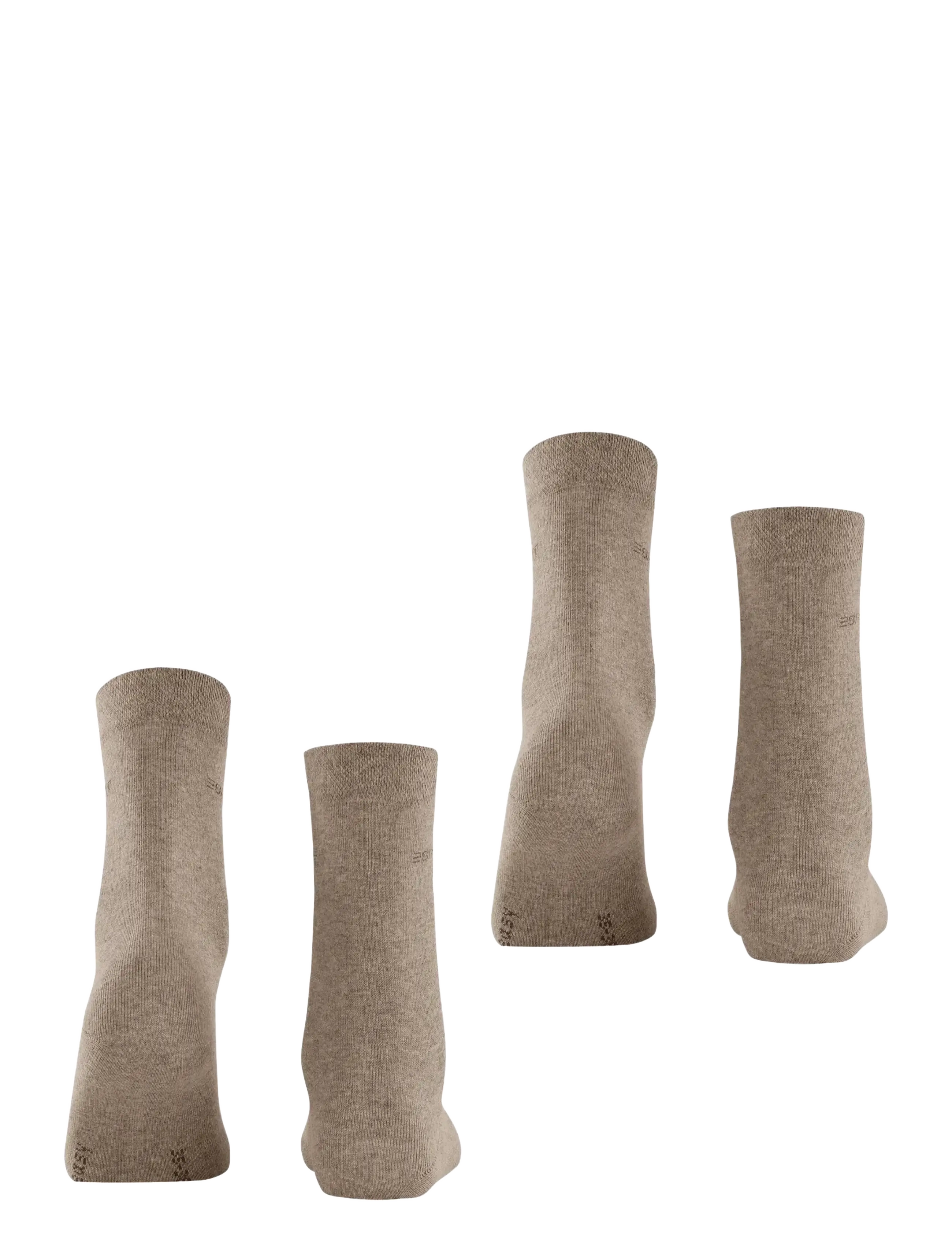 Esprit Socks - Basic Easy SO 2P - crew sokken - nutmeg mel - 2