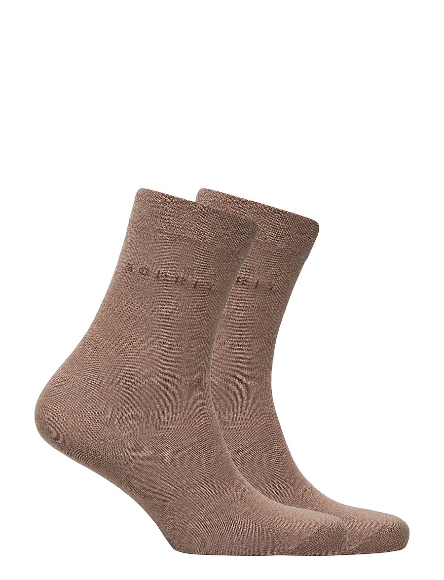 Esprit Socks - Basic Easy 2-Pack sustainable uni coloured - klassikalised sokid - nutmeg mel - 5