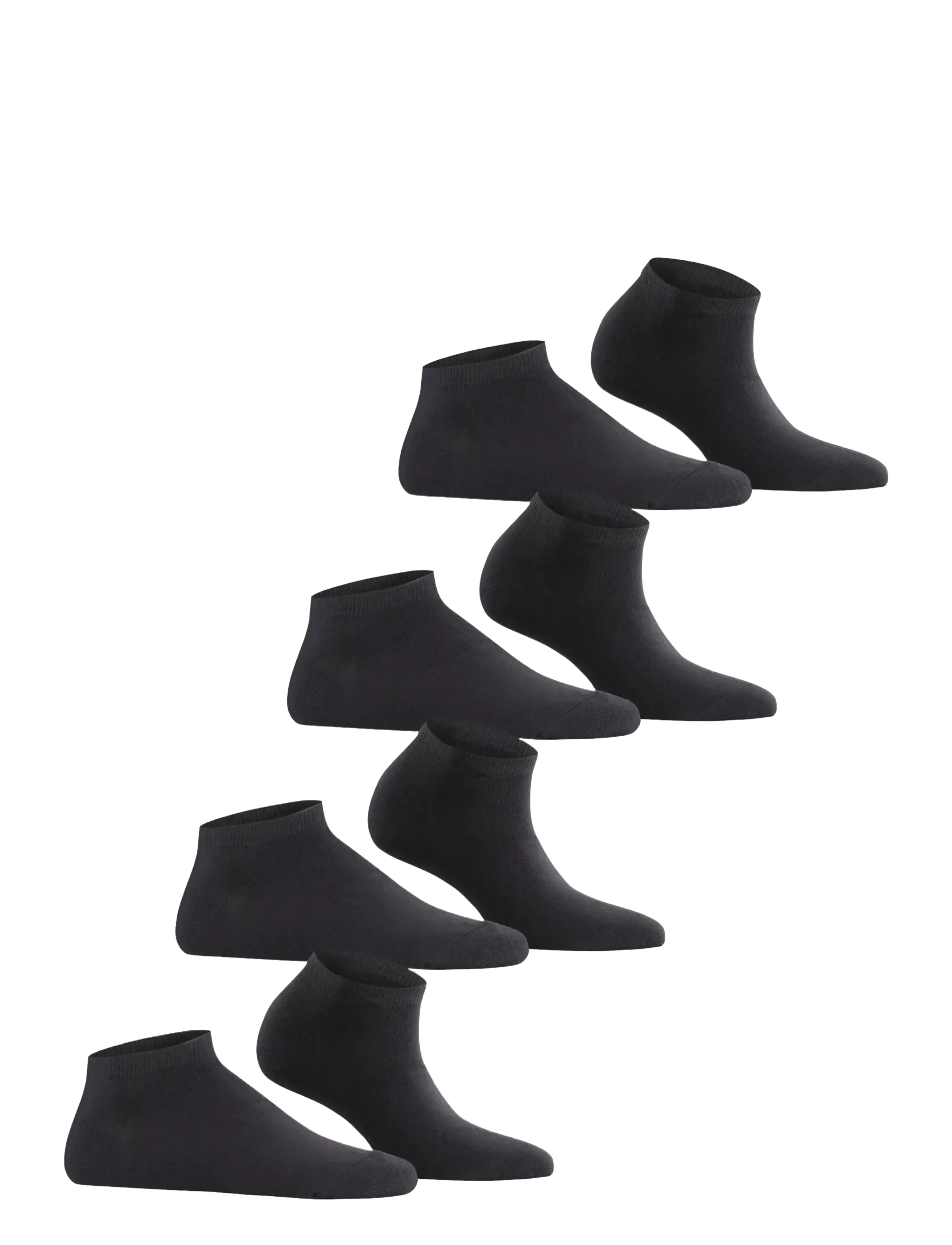 Esprit Socks Solid Sustainable Uni Coloured, 36-41, Socks, Schwarz - Footies-ankle Frauen