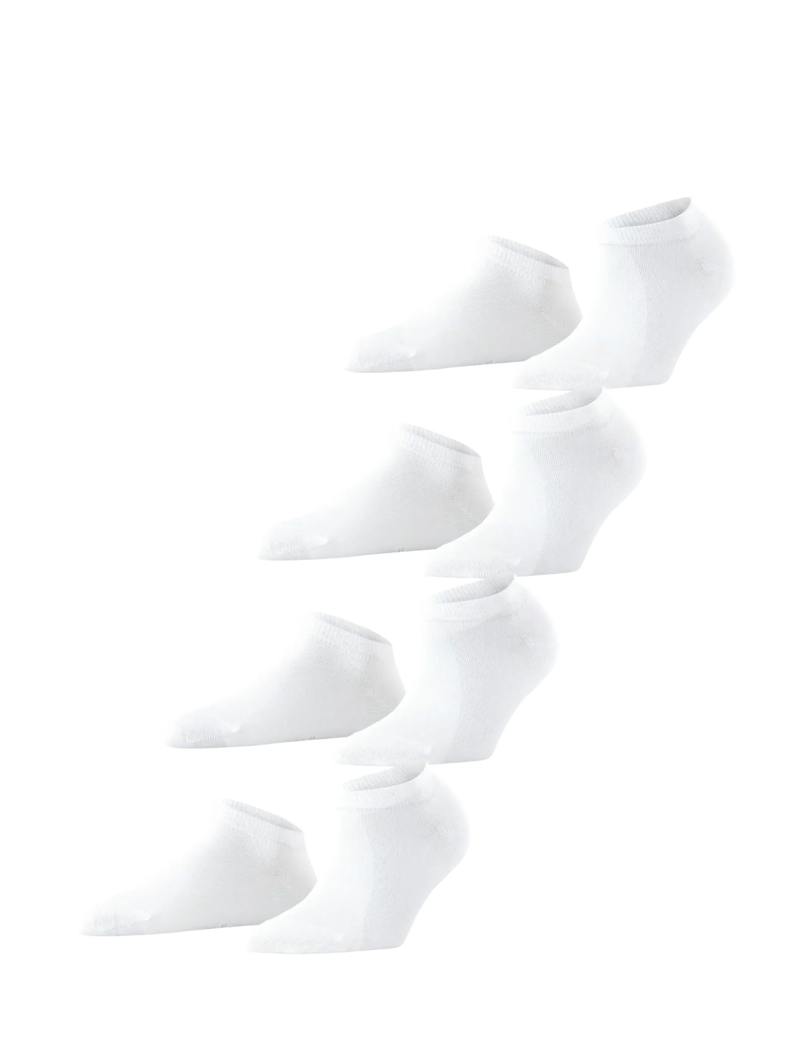 ESPRIT Socken Solid Sustainable Uni Coloured Weiß - 36-41 - Damen