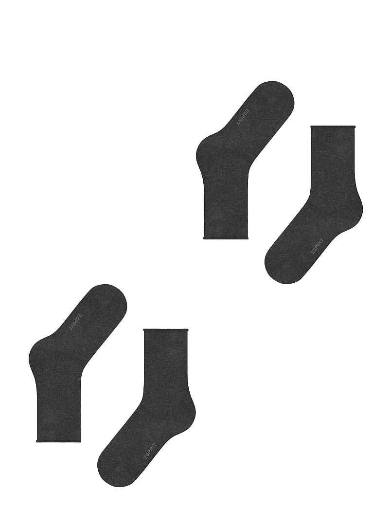 Esprit Socks - Basic Pure SO 2P - crew-socken - anthra.mel - 3