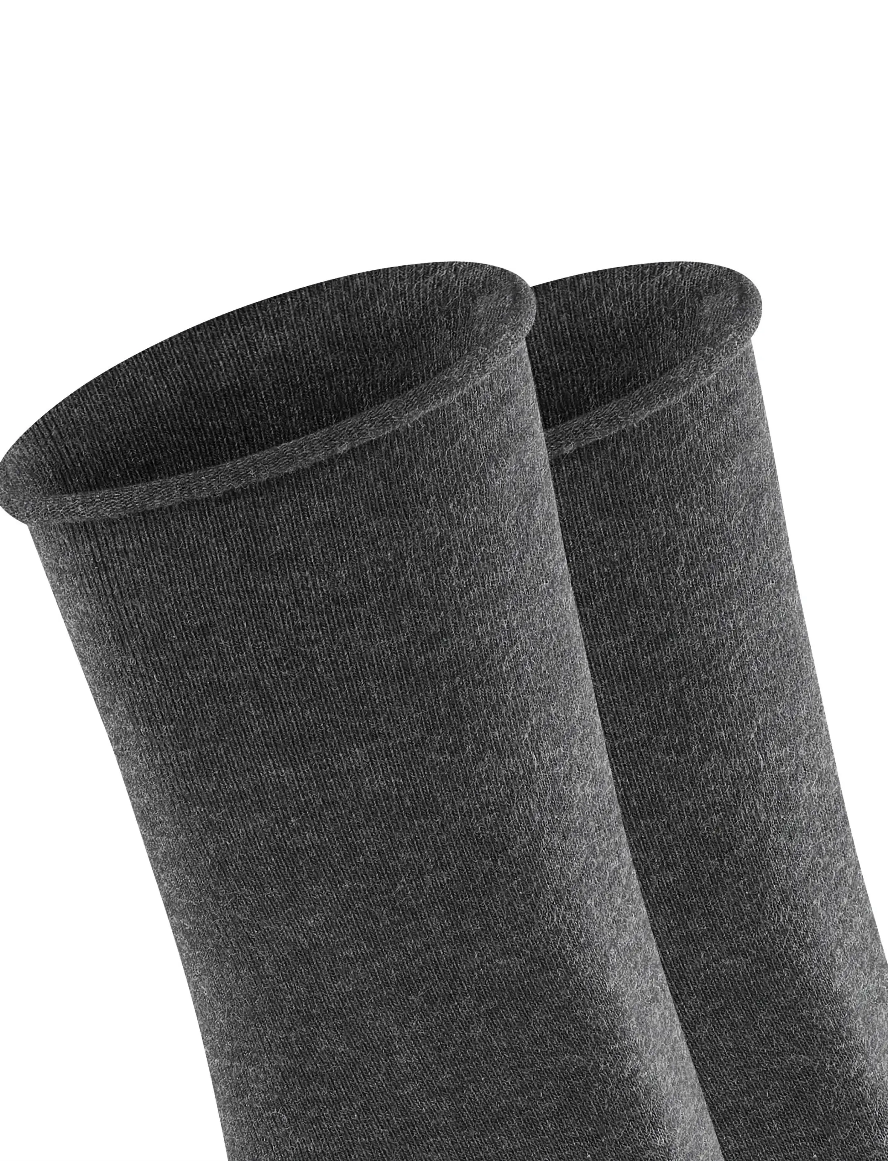 Esprit Socks - Basic Pure 2-Pack sustainable uni coloured - klassikalised sokid - anthra.mel - 4