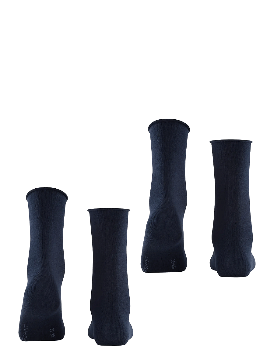 Esprit Socks - Basic Pure 2-Pack sustainable uni coloured - normale socken - marine - 2